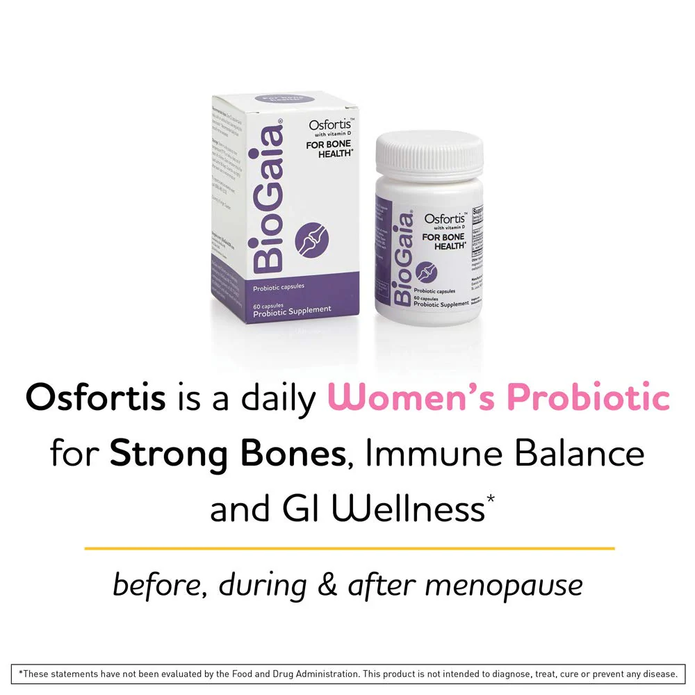 BioGaia Osfortis – Women’s Probiotic for Bone Health, Immune Balance & GI Wellness (60 caps) - Image 2