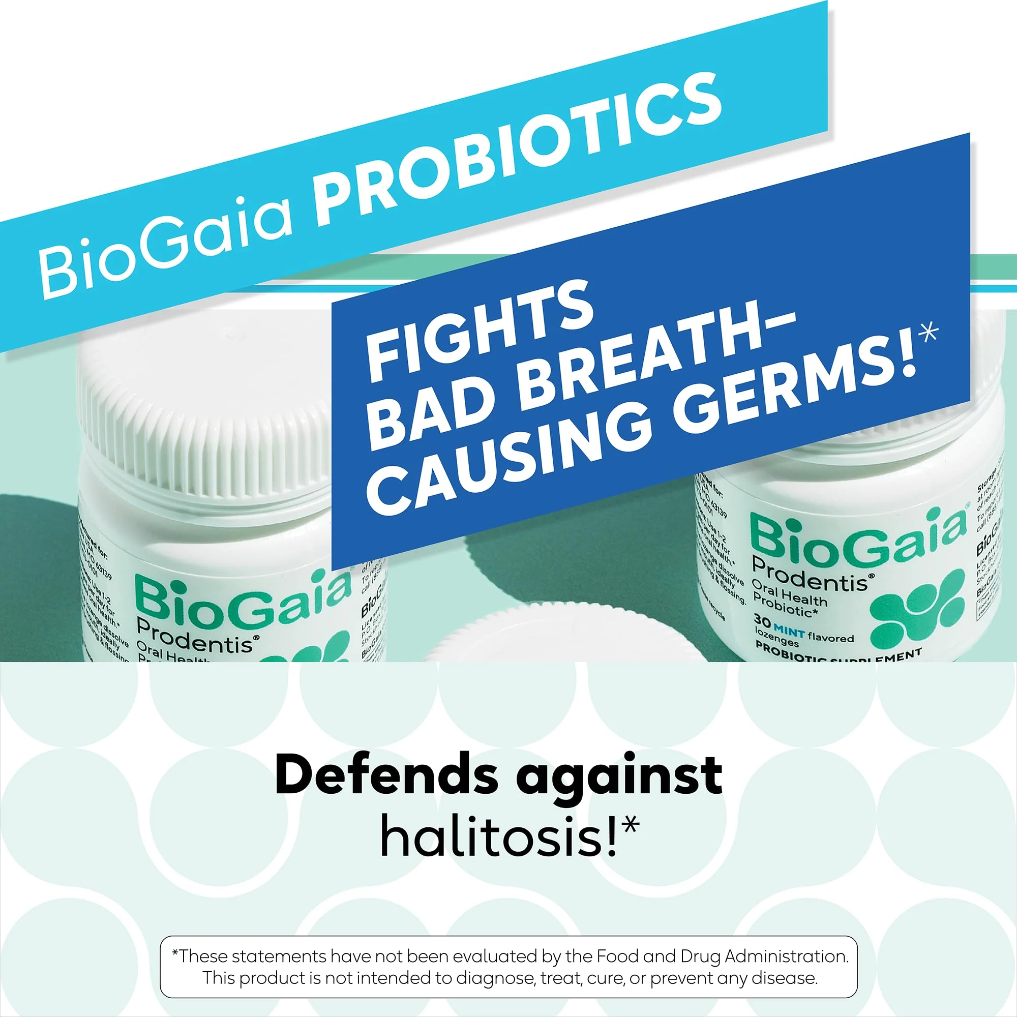 BioGaia Prodentis 3-Pack | Dental Probiotic Lozenges for Healthy Gums & Teeth | Mint Flavor | 90 Day Supply - Image 11