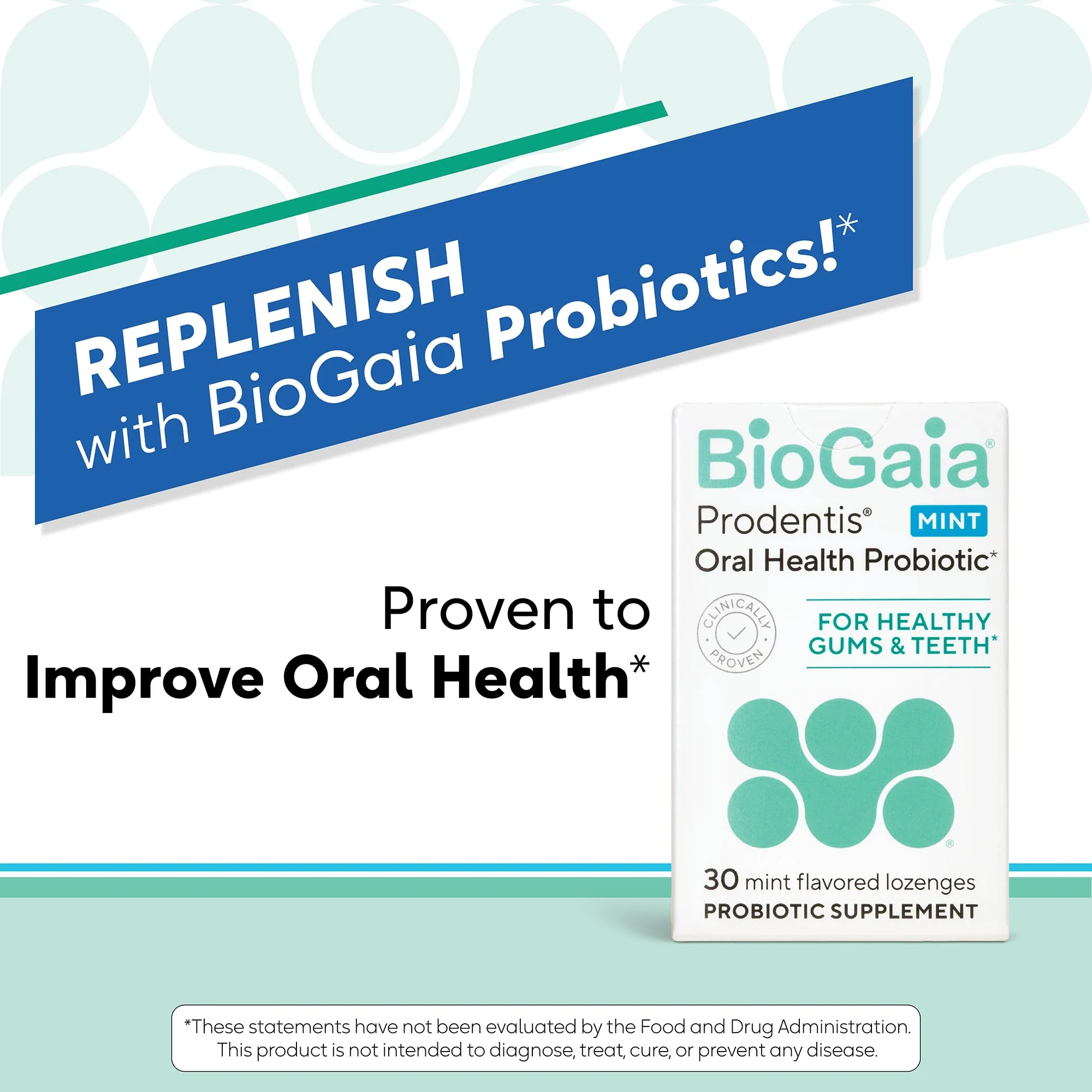 BioGaia Prodentis 3-Pack | Dental Probiotic Lozenges for Healthy Gums & Teeth | Mint Flavor | 90 Day Supply - Image 14
