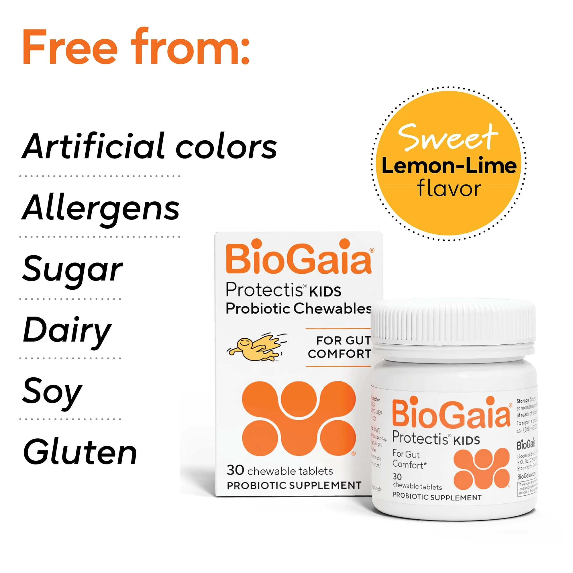 BioGaia Protectis Chewable Tablets for Toddlers to Teens – Digestive Comfort, 2 Pack (30 Tablets) - Image 7
