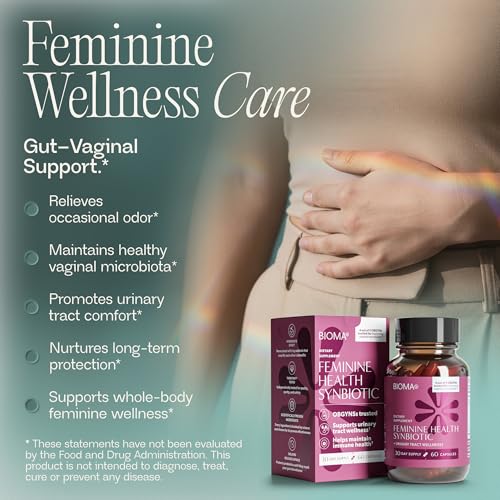 BIOMA Feminine Health Synbiotic – Probiotics, Cranberry & Tributyrin for Vaginal pH, Urinary & Digestive Support | 60 Capsules - Image 11