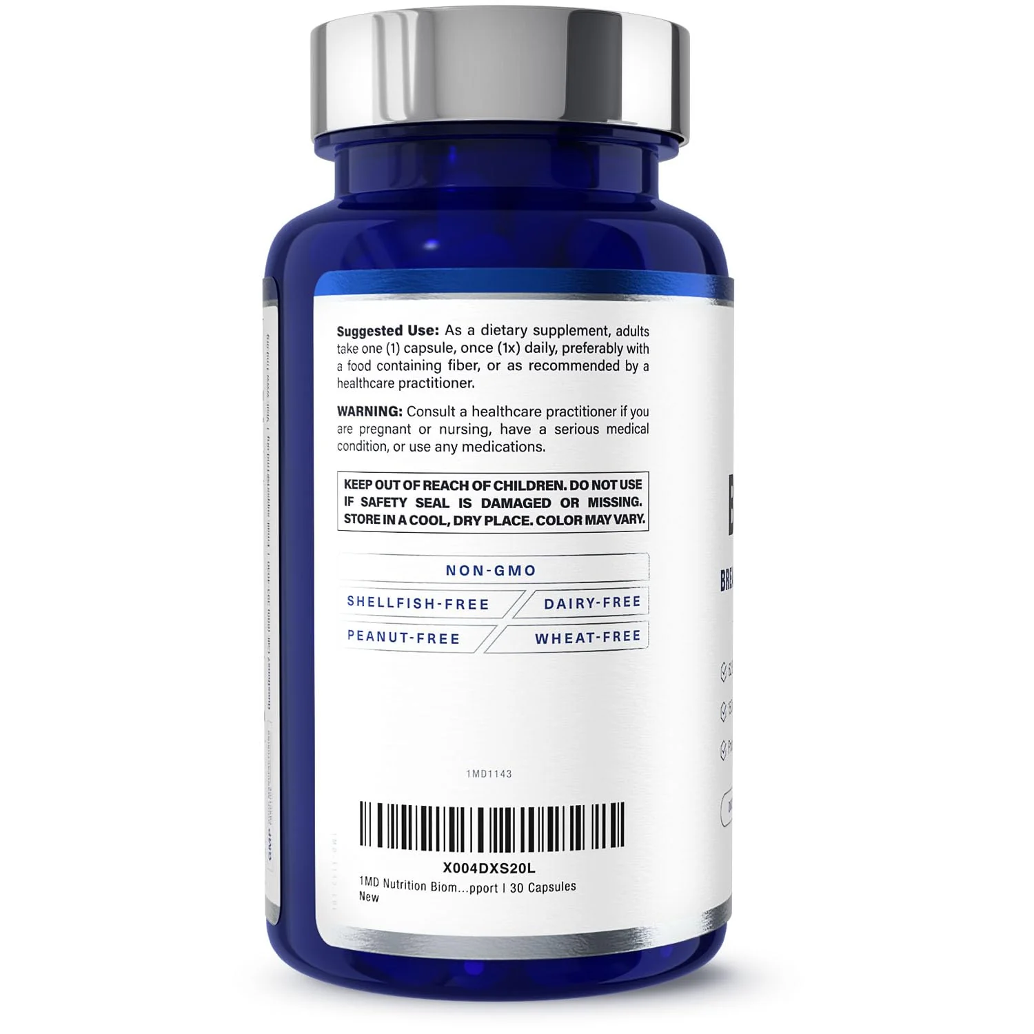 BiomeMD Probiotics by 1MD Nutrition | 62B CFUs, 15 Strains + Prebiotics | Digestive & Immune Support | 30 Capsules - Image 9