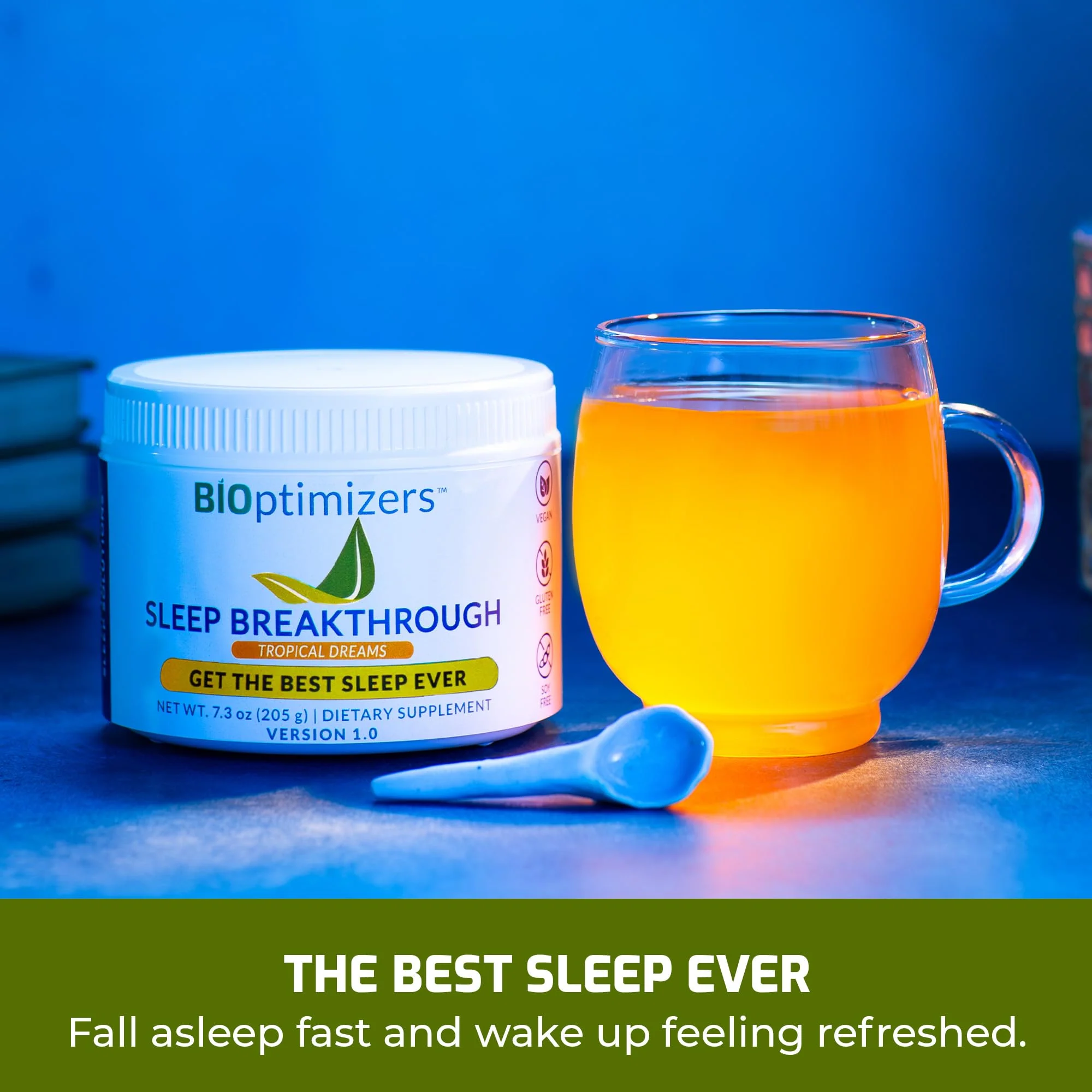 BIOptimizers Sleep Breakthrough – Melatonin-Free Deep Sleep (Vegan, Magnesium & Zinc) – Tropical Dreams - Image 3