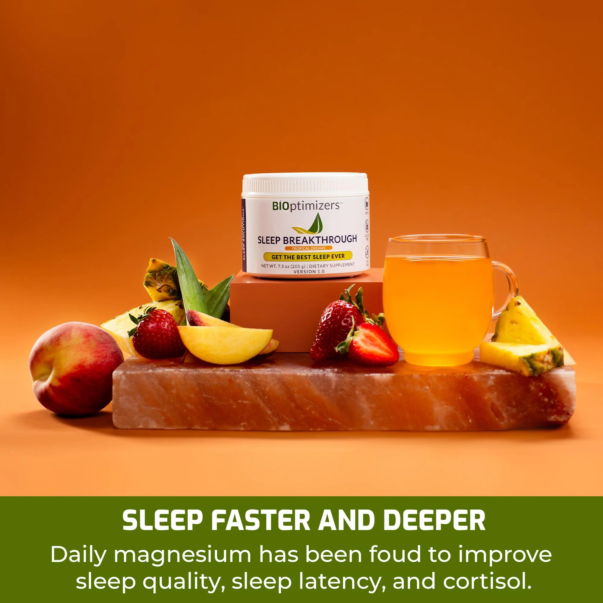 BIOptimizers Sleep Breakthrough – Melatonin-Free Deep Sleep (Vegan, Magnesium & Zinc) – Tropical Dreams - Image 5