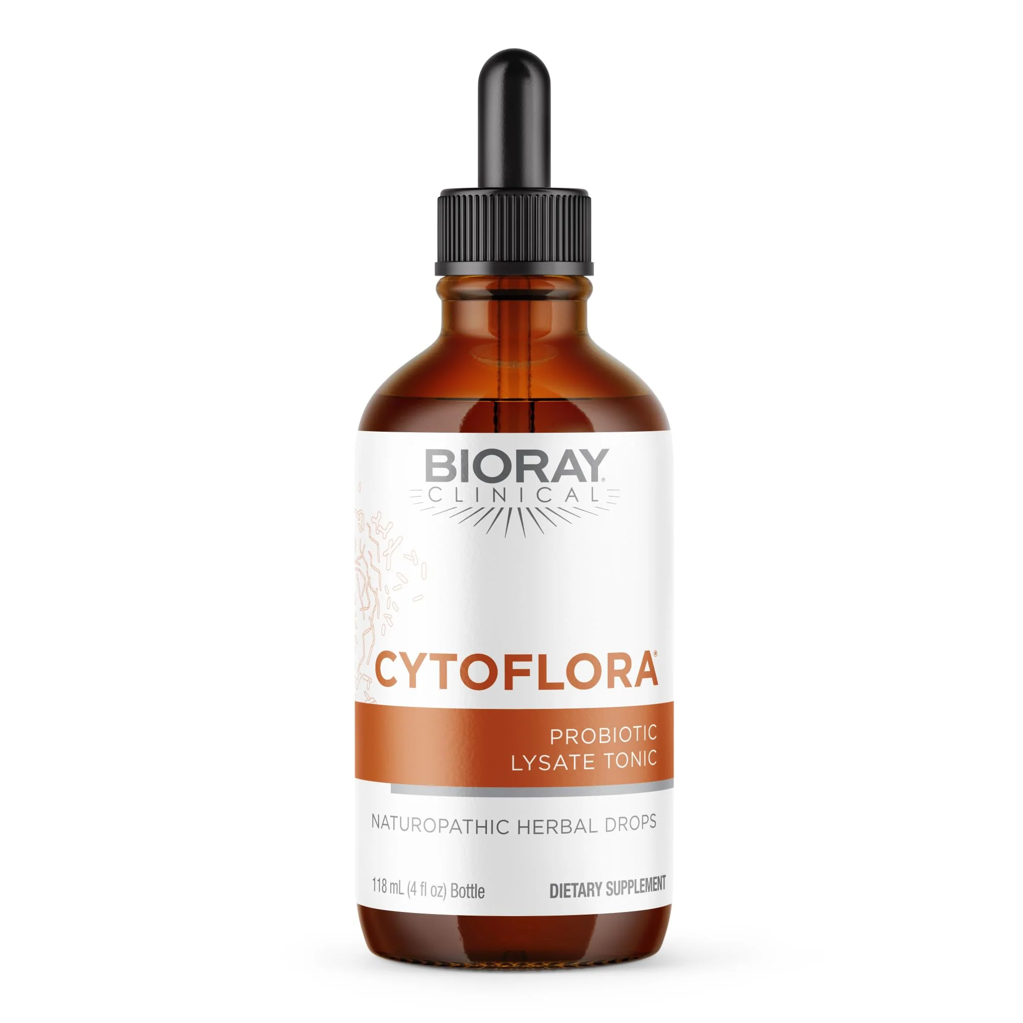 BIORAY CytoFlora Probiotic Immunity Tonic - 4 oz | Non-GMO, Vegetarian, Gluten Free