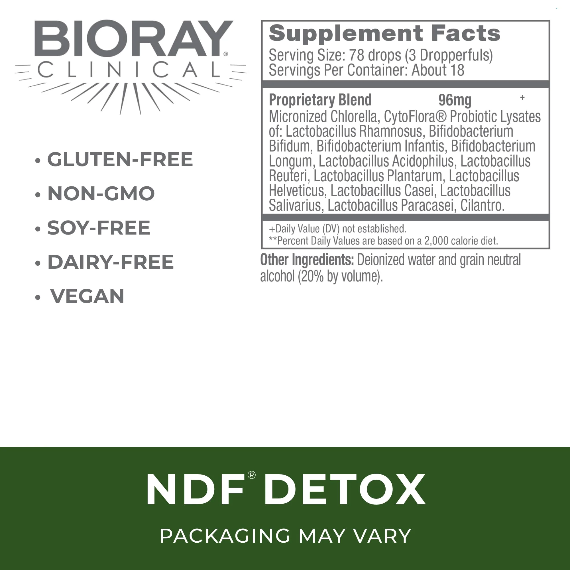 BIORAY NDF - 1 fl oz | Non-GMO, Vegetarian, Gluten Free ~18 Servings - Image 5