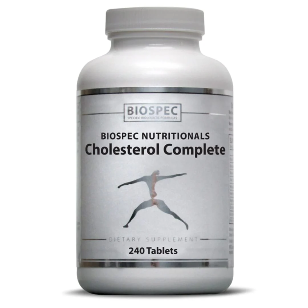 BIOSPEC NUTRITIONALS Cholesterol Complete - Natural Cholesterol & Heart Health Support (Red Yeast Rice, CO-Q-10, Hawthorn, Magnesium) 240 Tablets
