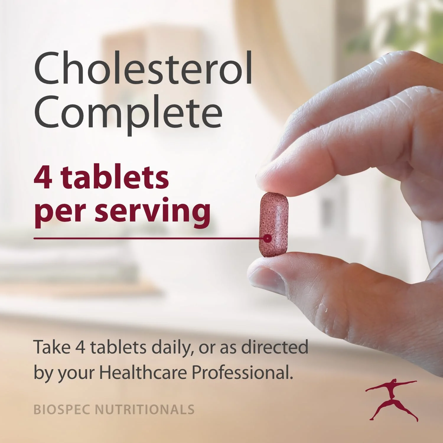 BIOSPEC NUTRITIONALS Cholesterol Complete - Natural Cholesterol & Heart Health Support (Red Yeast Rice, CO-Q-10, Hawthorn, Magnesium) 240 Tablets - Image 11