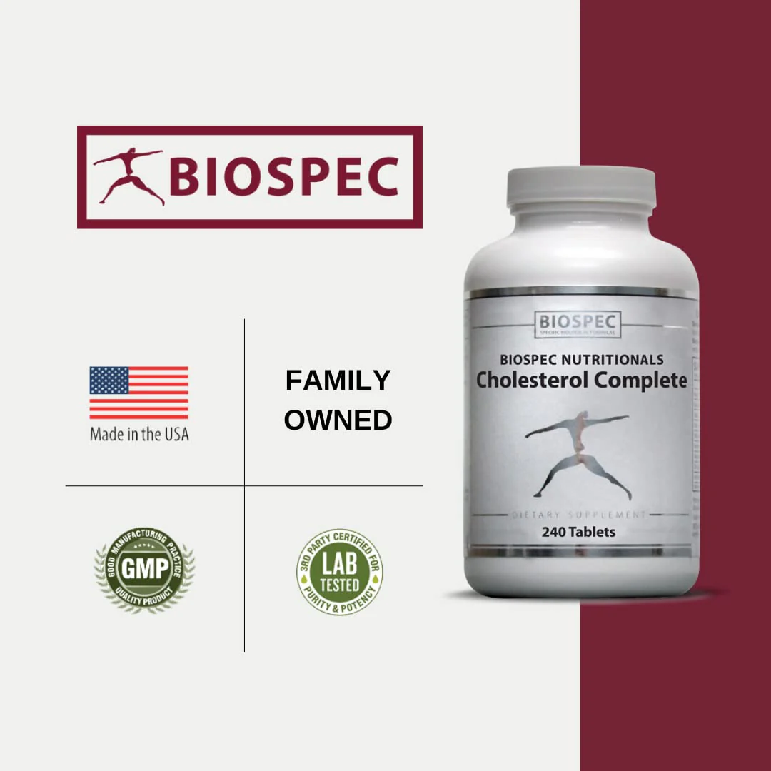 BIOSPEC NUTRITIONALS Cholesterol Complete - Natural Cholesterol & Heart Health Support (Red Yeast Rice, CO-Q-10, Hawthorn, Magnesium) 240 Tablets - Image 14