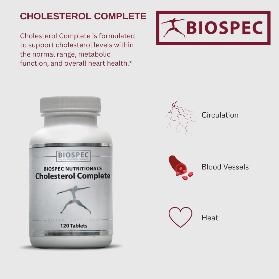 BIOSPEC NUTRITIONALS Cholesterol Complete - Natural Cholesterol & Heart Health Support (Red Yeast Rice, CO-Q-10, Hawthorn, Magnesium) 240 Tablets - Image 5