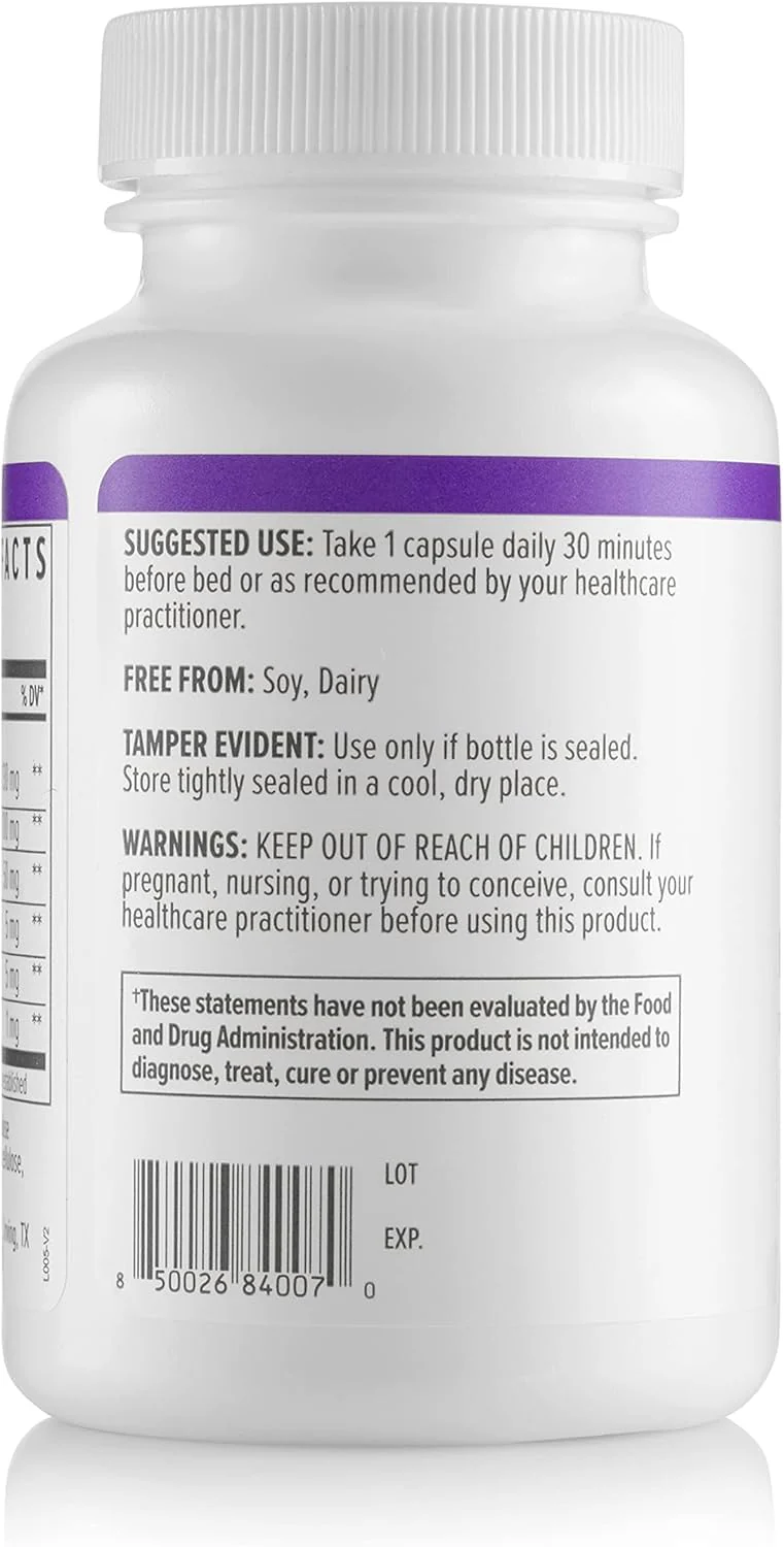 Biote Nutraceuticals Best Night's Sleep - Restfulness and Awake Refreshed (60 Capsules) - Image 11