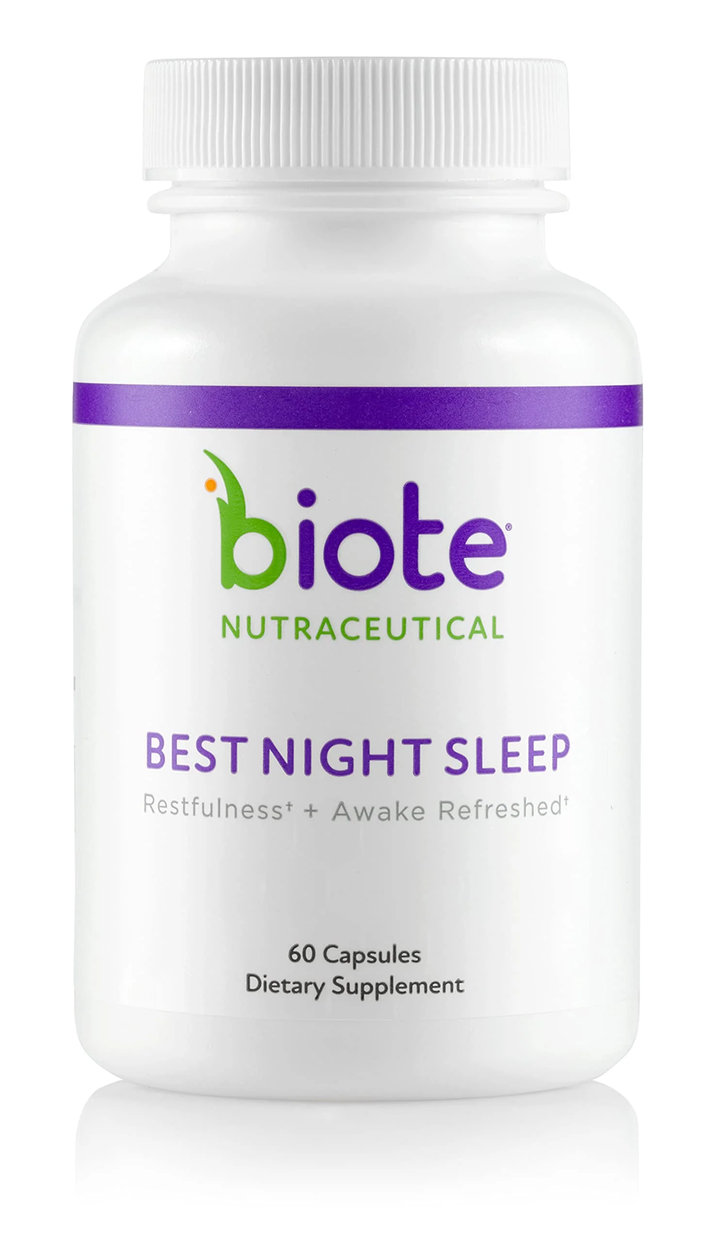 Biote Nutraceuticals Best Night's Sleep - Restfulness and Awake Refreshed (60 Capsules) - Image 6
