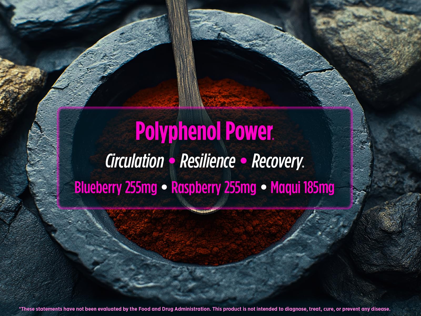 Biotest Superfood Berry-Dense Polyphenols – Blueberry, Raspberry, Strawberry & Maqui (30 Servings) - Image 4
