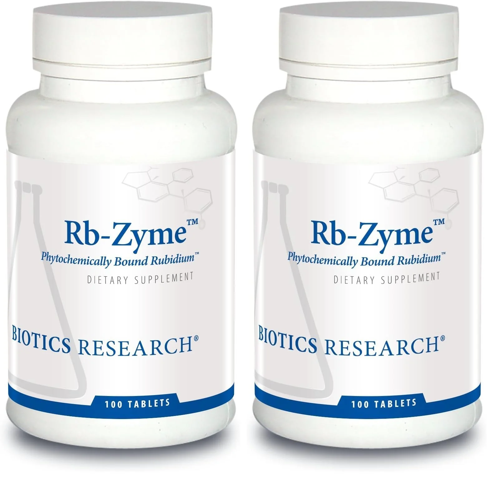 Biotics Rb Zyme Rubidium Source – Whole Food Mineral for Gland Health
