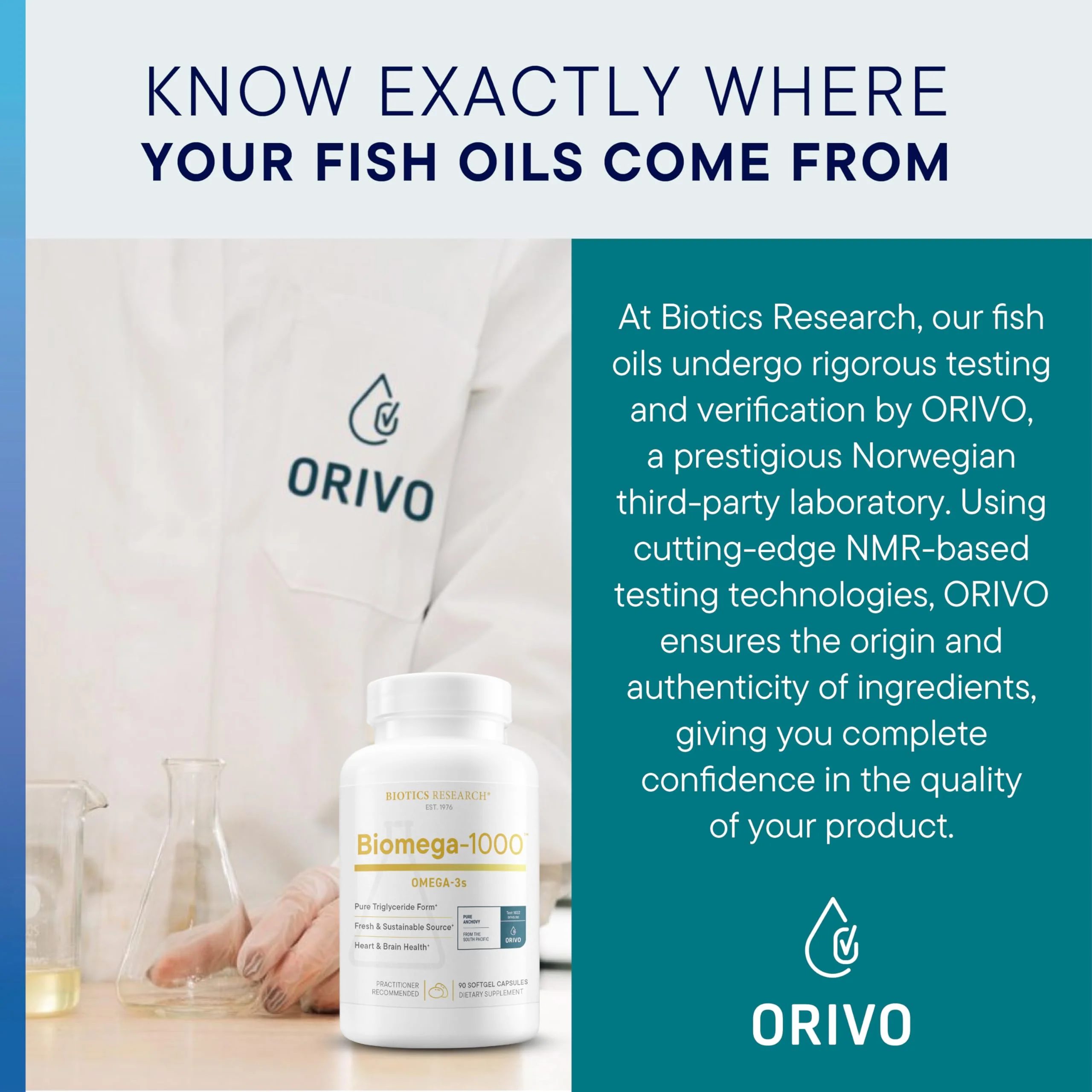 Biotics Research Biomega-1000 Omega-3 Fish Oil – EPA 529 mg / DHA 353 mg | 1000 mg per Serving, 90 Softgels - Image 5