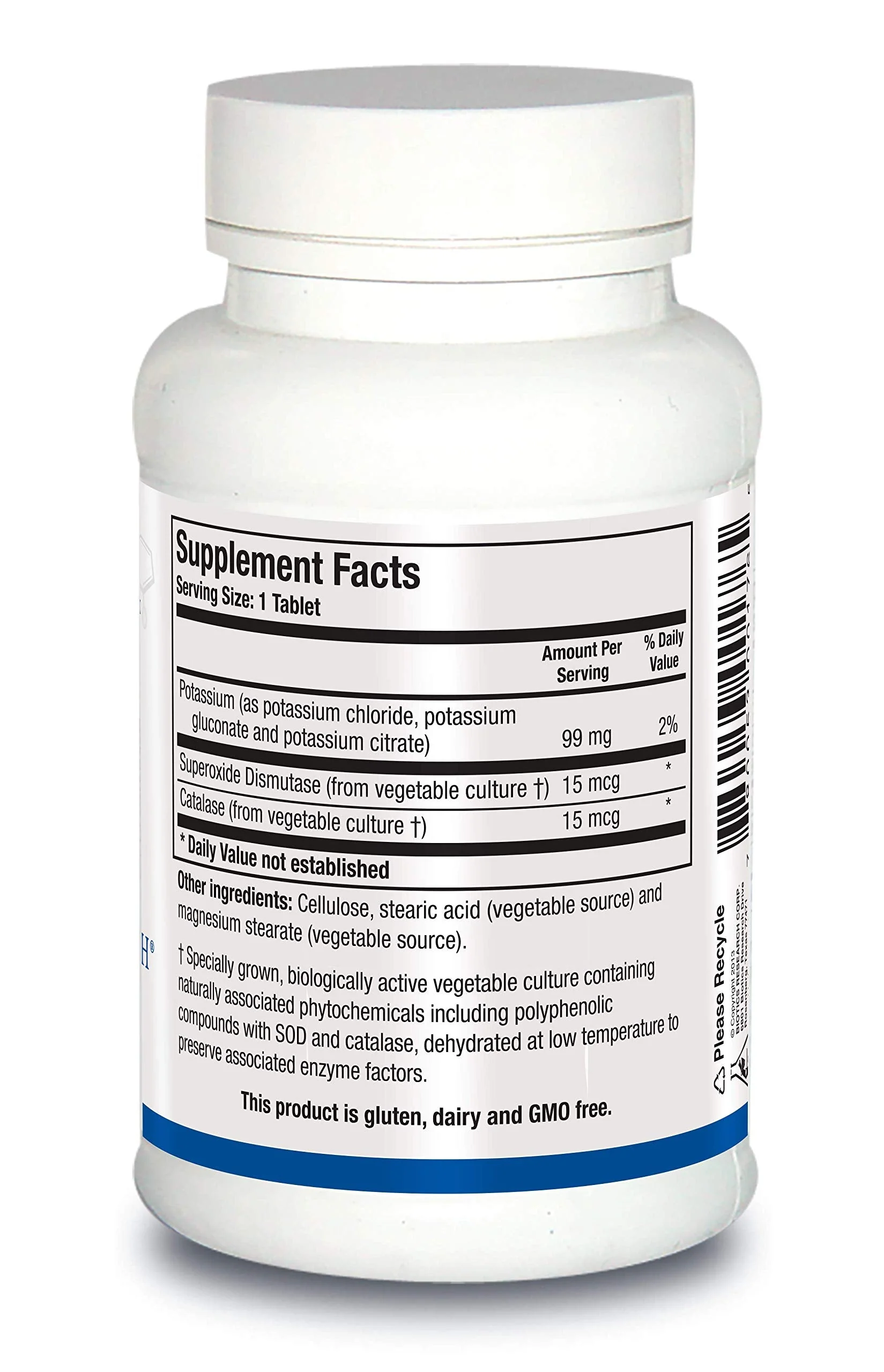 Biotics Research K Zyme Potassium 99 mg – 100 Tablets (Pack of 2) | Supports Cardiovascular Function & Electrolyte Balance - Image 3