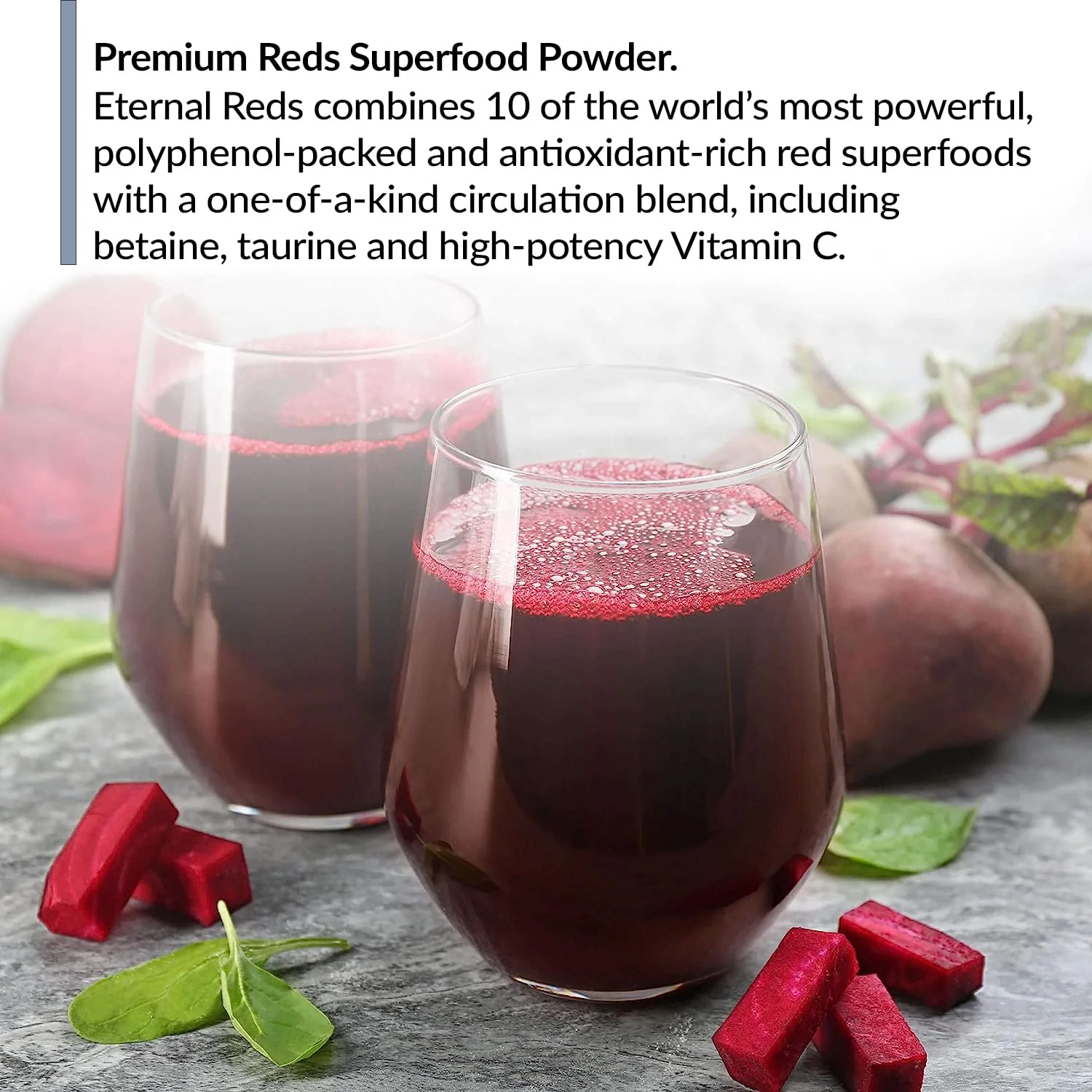 BioTrust Eternal Reds - Red Superfoods Powder for Heart Health and Energy (Berry, 30 Servings) - Image 3