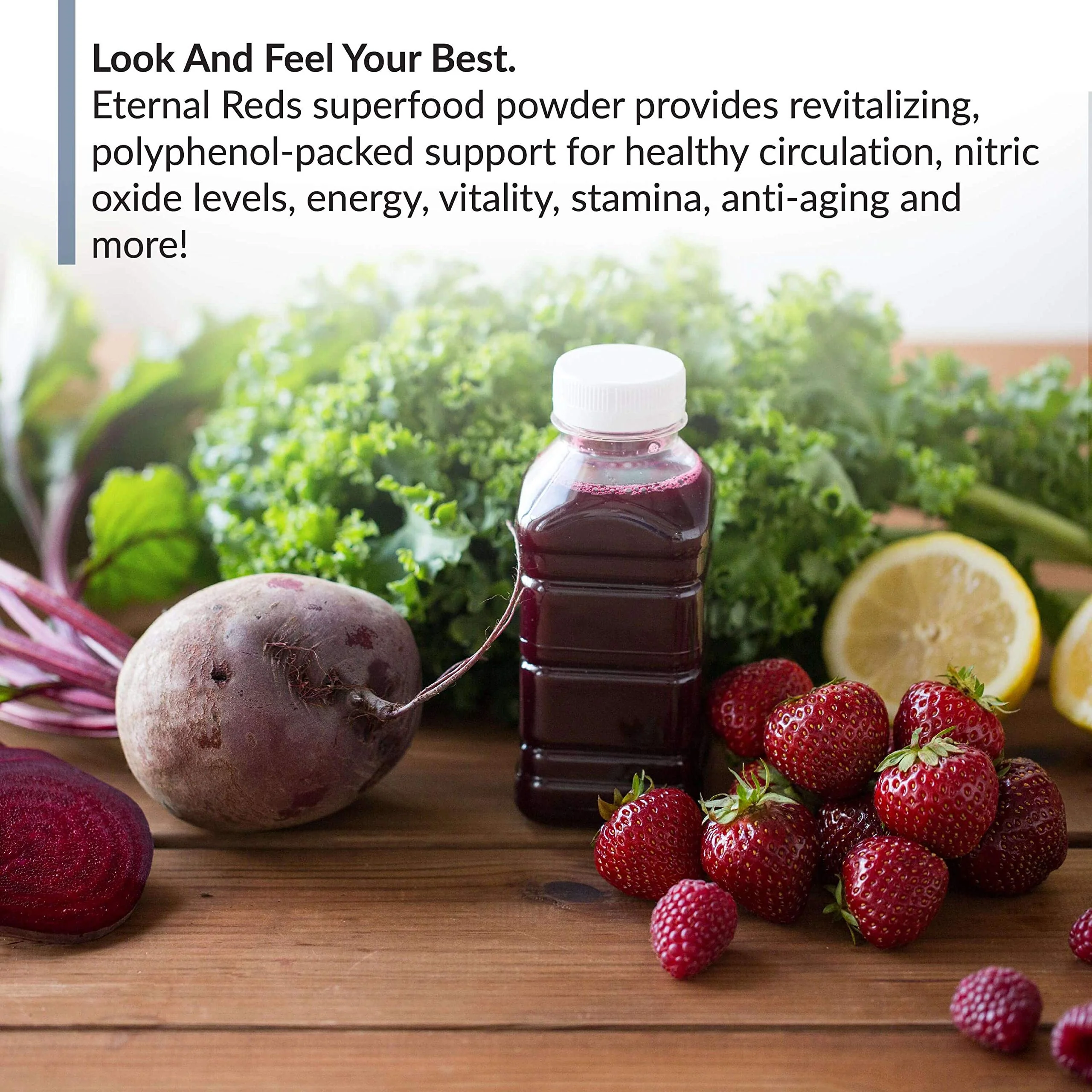 BioTrust Eternal Reds - Red Superfoods Powder for Heart Health and Energy (Berry, 30 Servings) - Image 7