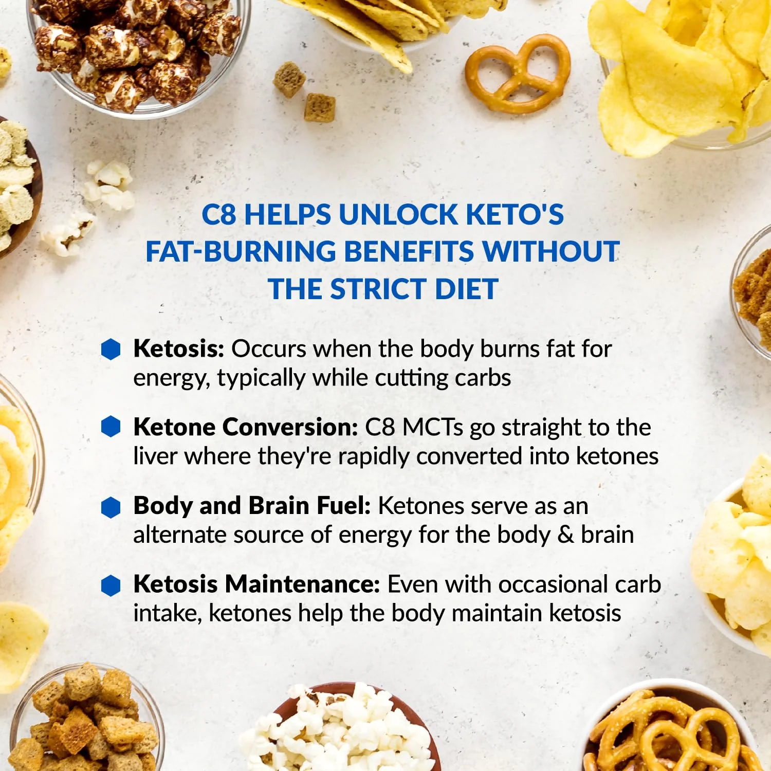 BioTrust Keto Elevate C8 MCT Oil Powder – Hazelnut, 20 Servings | Keto Coffee Creamer for Energy & Focus - Image 3