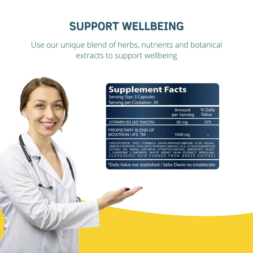 Bioxtron Life Cholesterol Support — Natural AFA Stem Cell Supplement | Immune & Joint Health | 90 Caps - Image 5