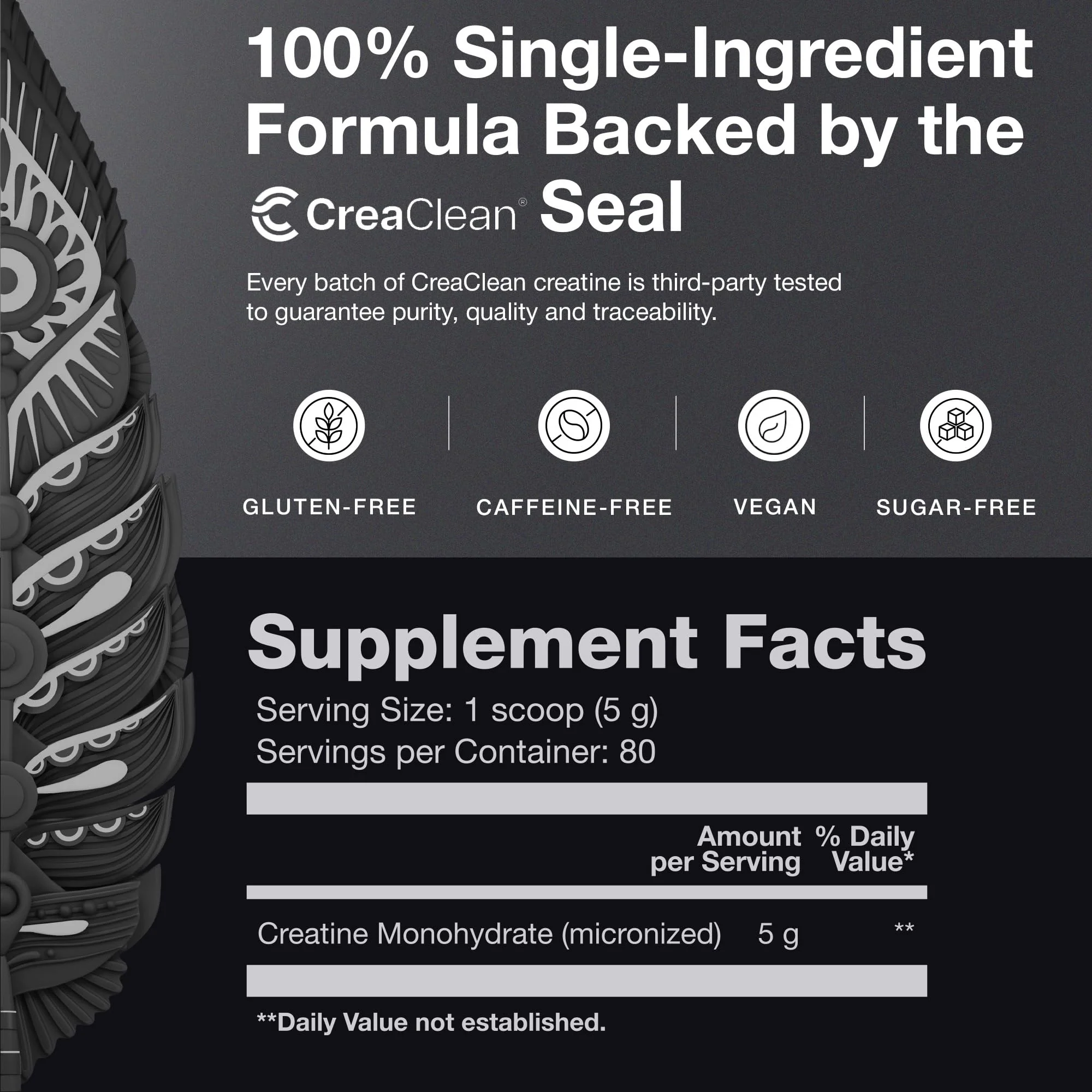 BIRDMAN Micronized Creatine Monohydrate Powder – 200 Servings (5 g Each) | Vegan, Gluten Free, Sugar Free - Image 4