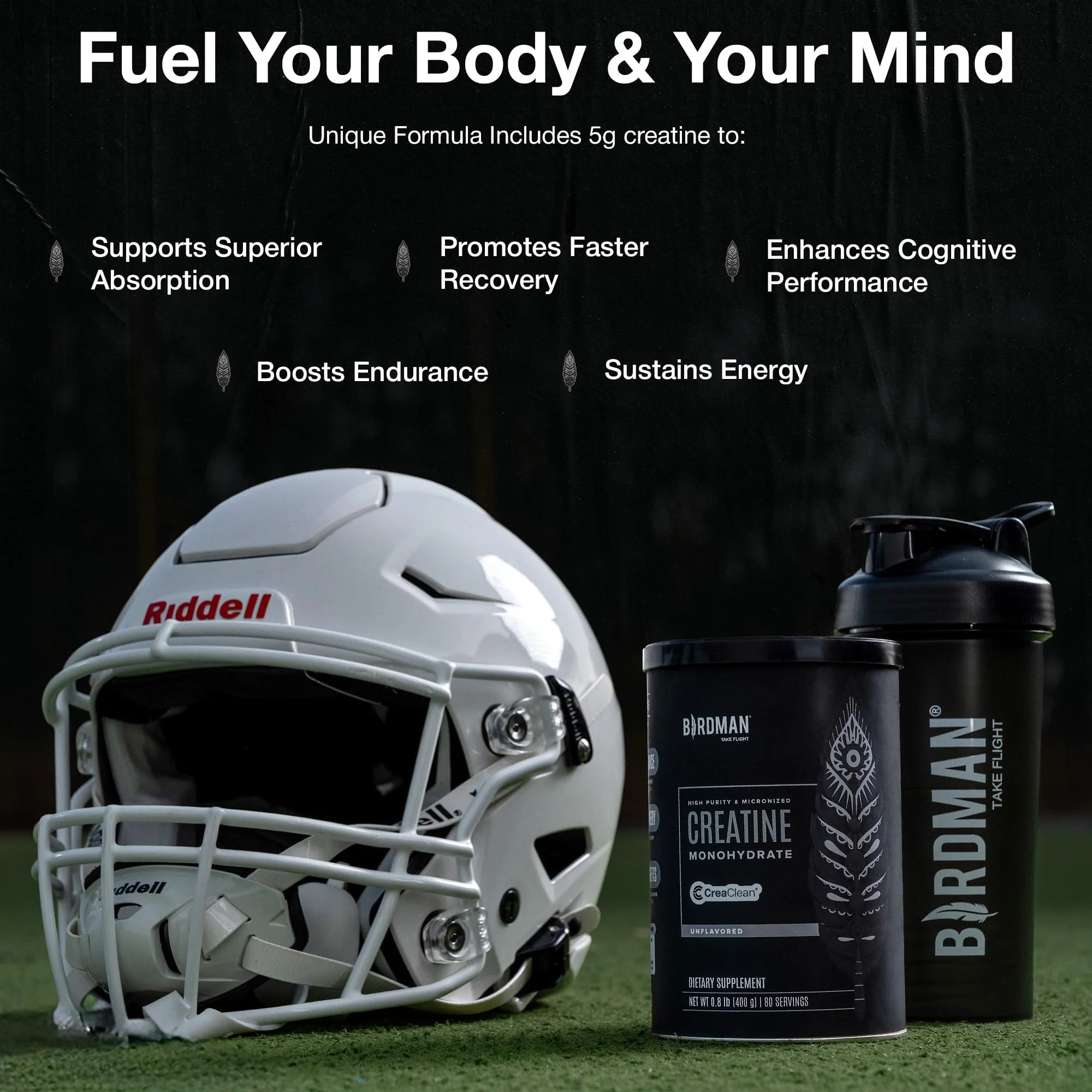 BIRDMAN Micronized Creatine Monohydrate Powder – 200 Servings (5 g Each) | Vegan, Gluten Free, Sugar Free - Image 5