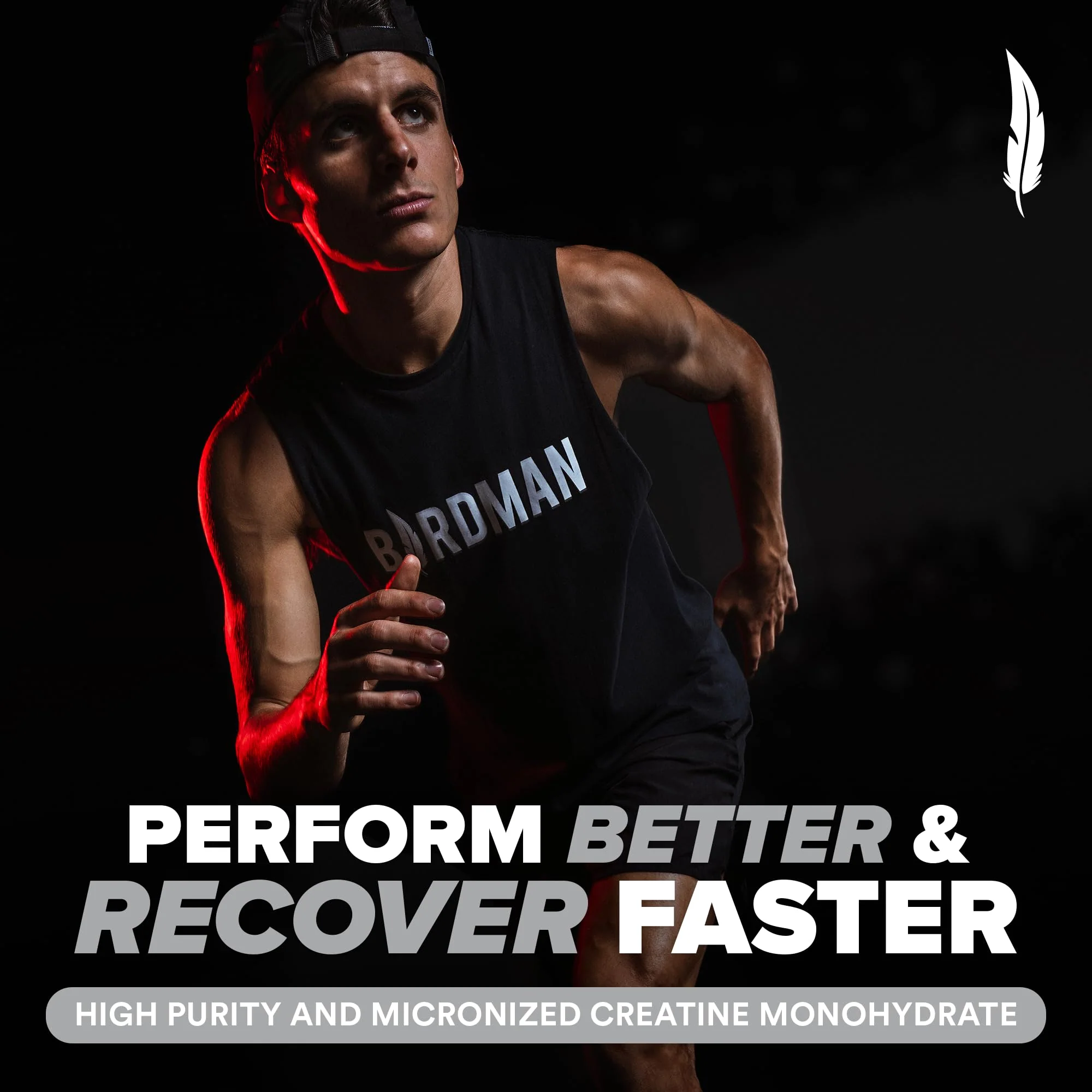 BIRDMAN Micronized Creatine Monohydrate Powder – 80 Servings (5g) | Vegan, Gluten Free, Sugar Free | 0.8 lb - Image 3