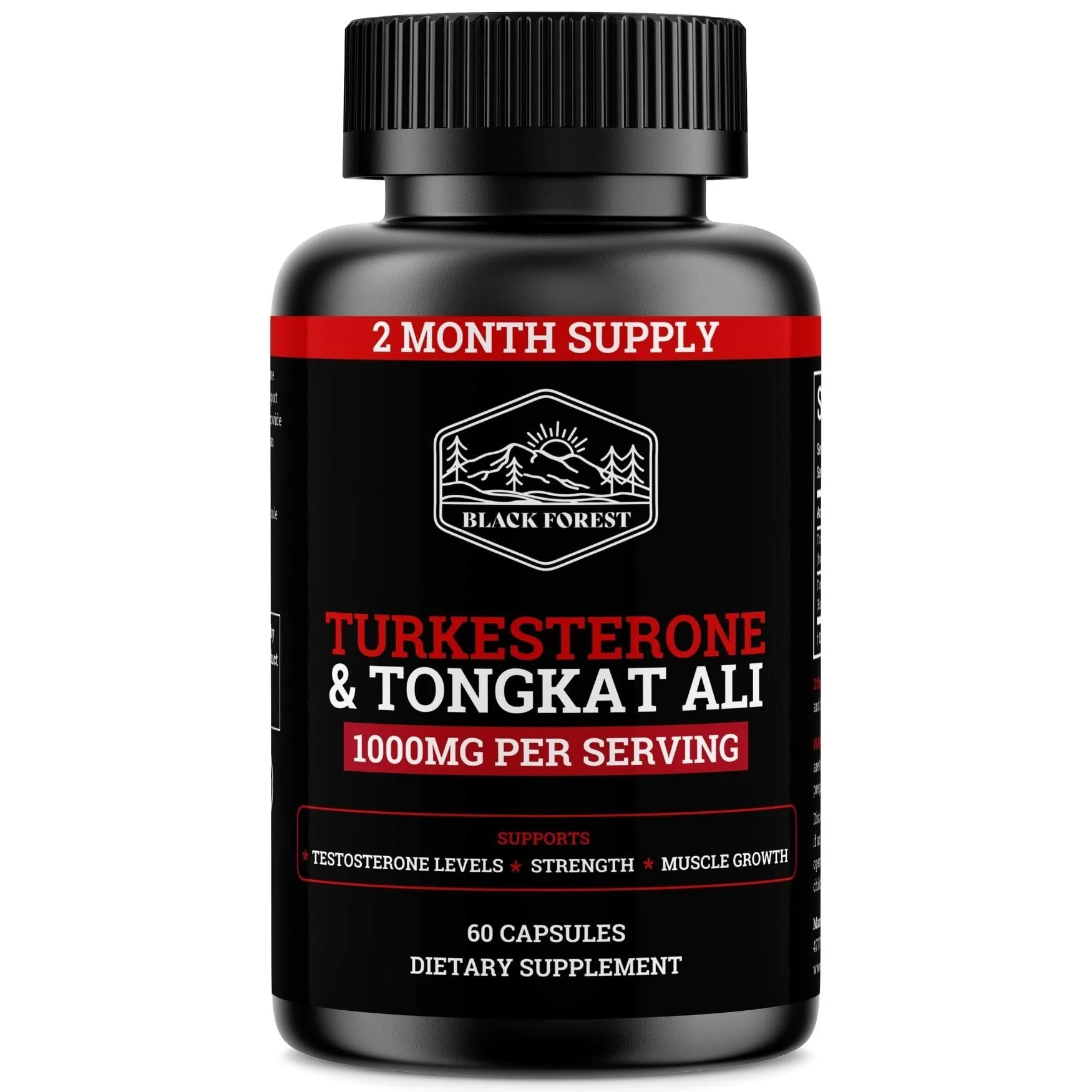 Black Forest Turkesterone Tongkat Ali Supplement 1000mg per Serving | Strength & Energy for Men - Image 10