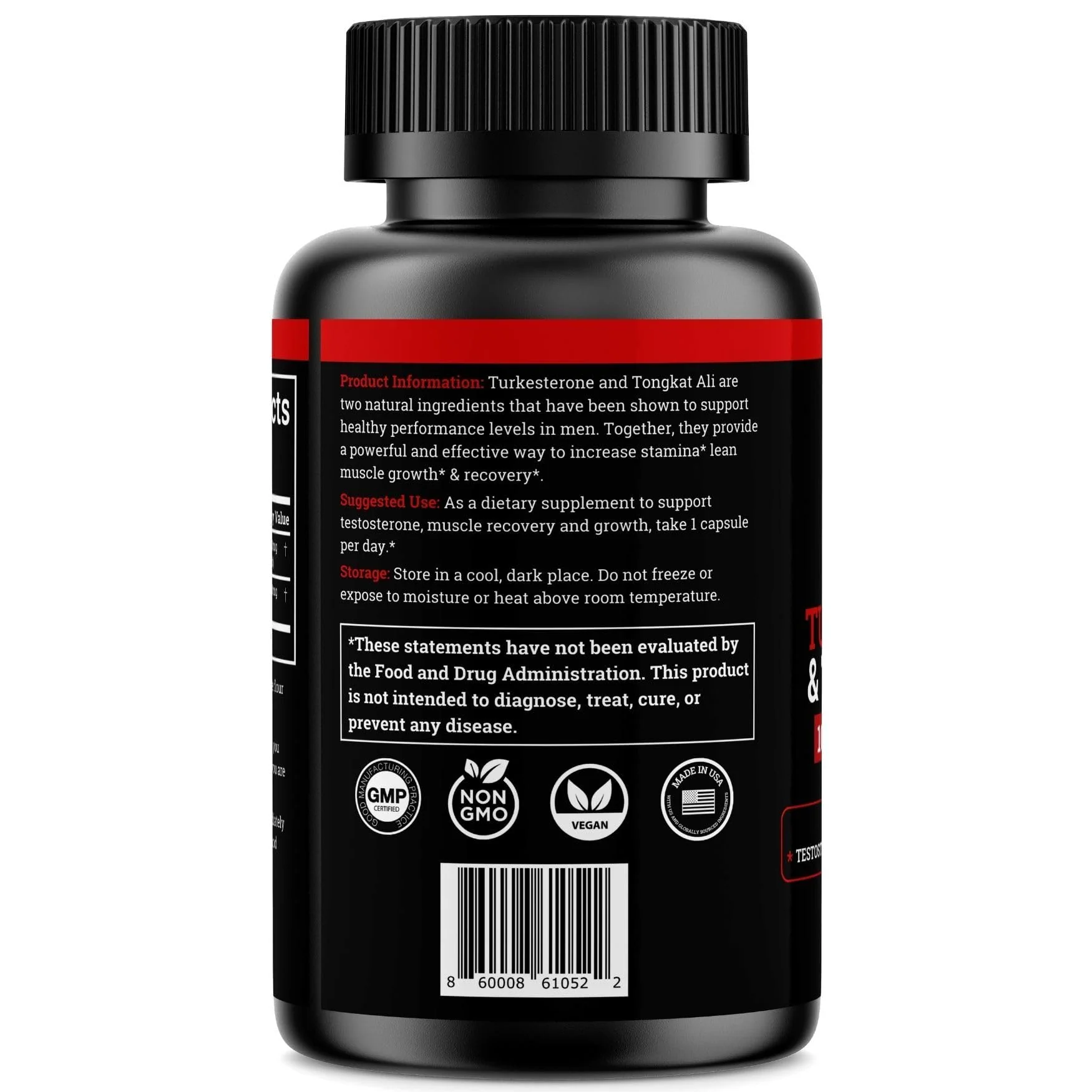Black Forest Turkesterone Tongkat Ali Supplement 1000mg per Serving | Strength & Energy for Men - Image 12