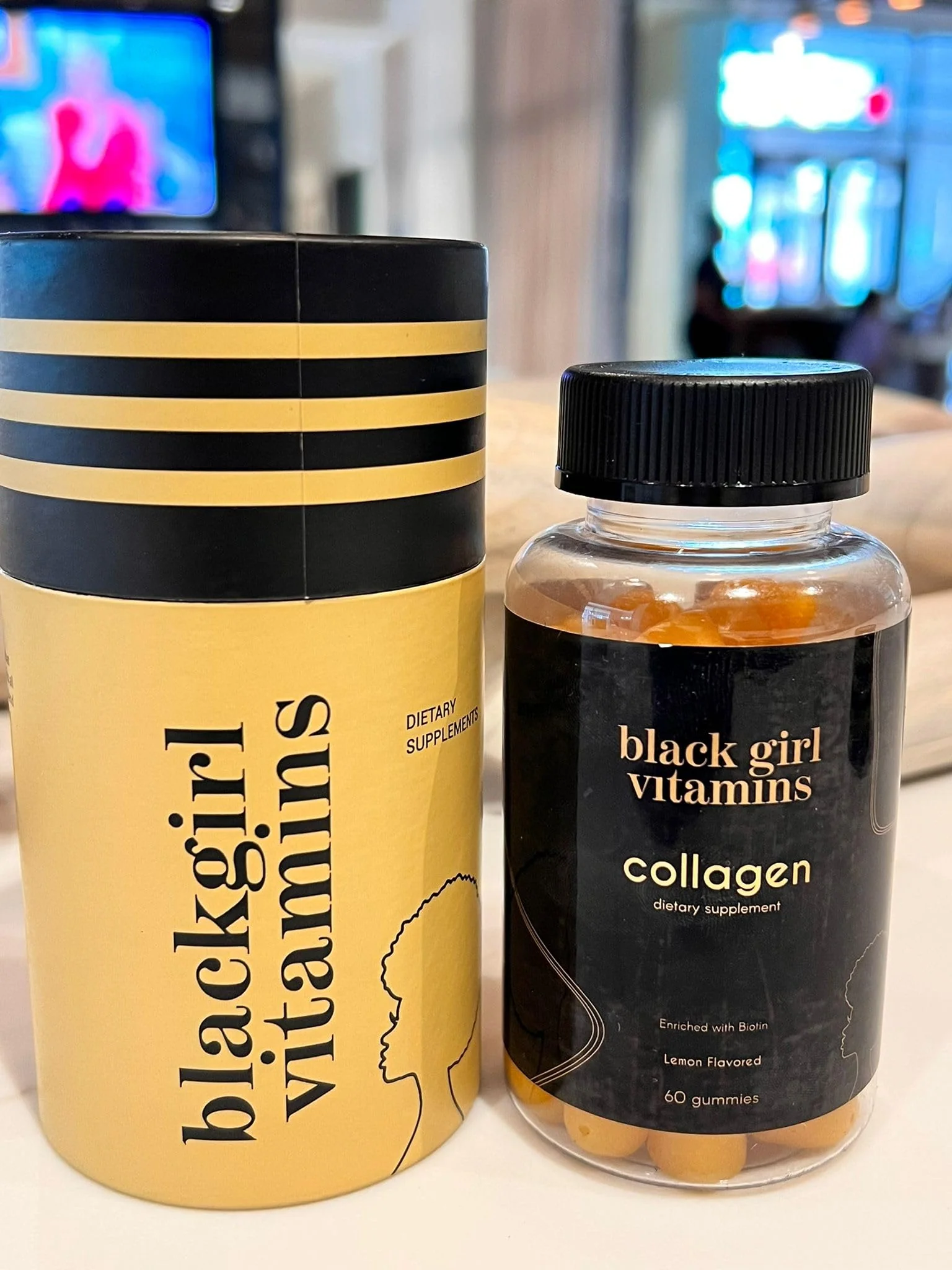 Black Girl Vitamins Collagen Gummies – Hair, Skin & Nails Support | Lemon, 60ct - Image 6