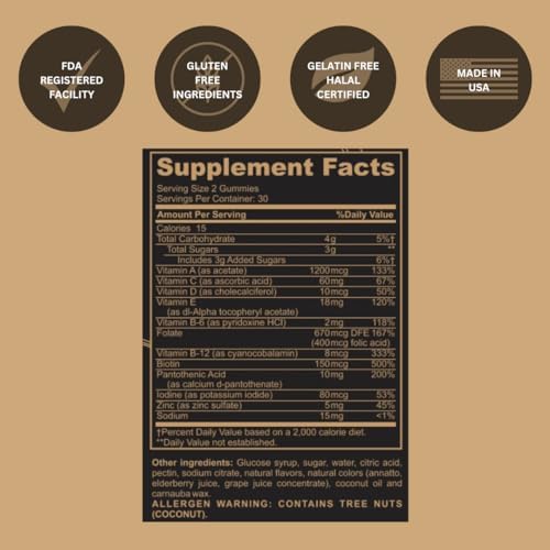 Black Girl Vitamins Once a Day – Women’s Multivitamin Gummies (60 Day, Strawberry, Vegan, Made in USA) - Image 7