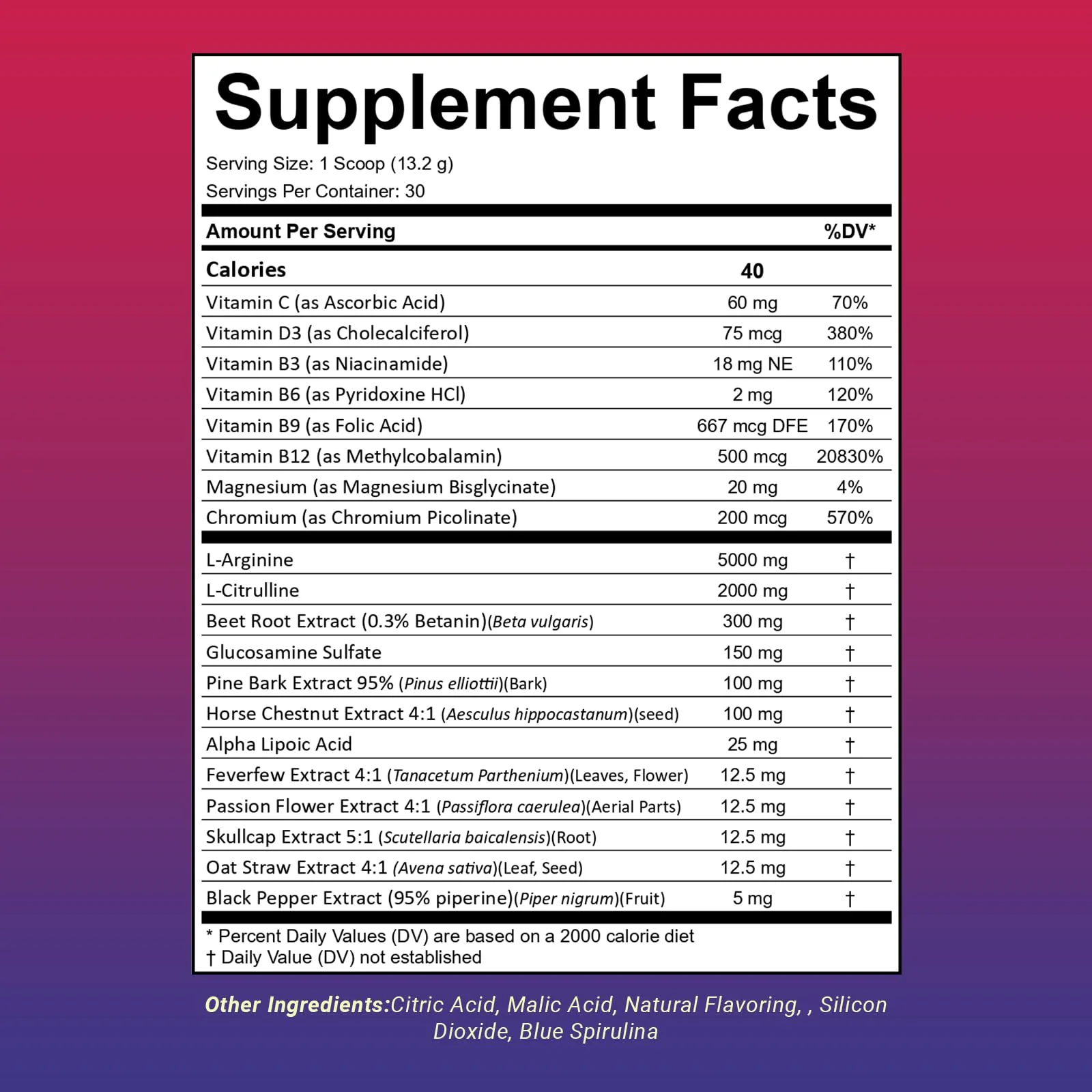 Blood Flow Super Formula Neuropathy Drink Powder by Nerve Spa – L-Arginine & L-Citrulline, 444g/30 Servings - Image 7