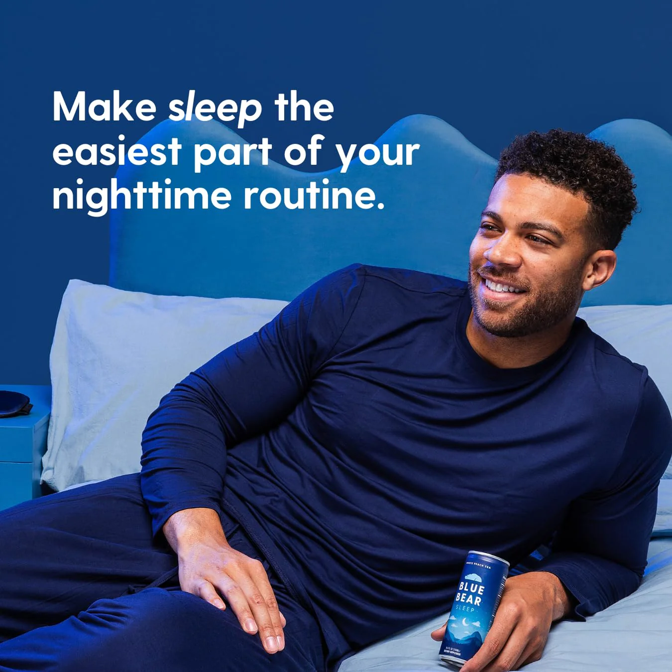 Blue Bear Melatonin Sleep Drink – White Peach Tea with 5 mg Melatonin, Caffeine-Free, Zero Sugar, 8.4 fl oz (12-Pack) - Image 7
