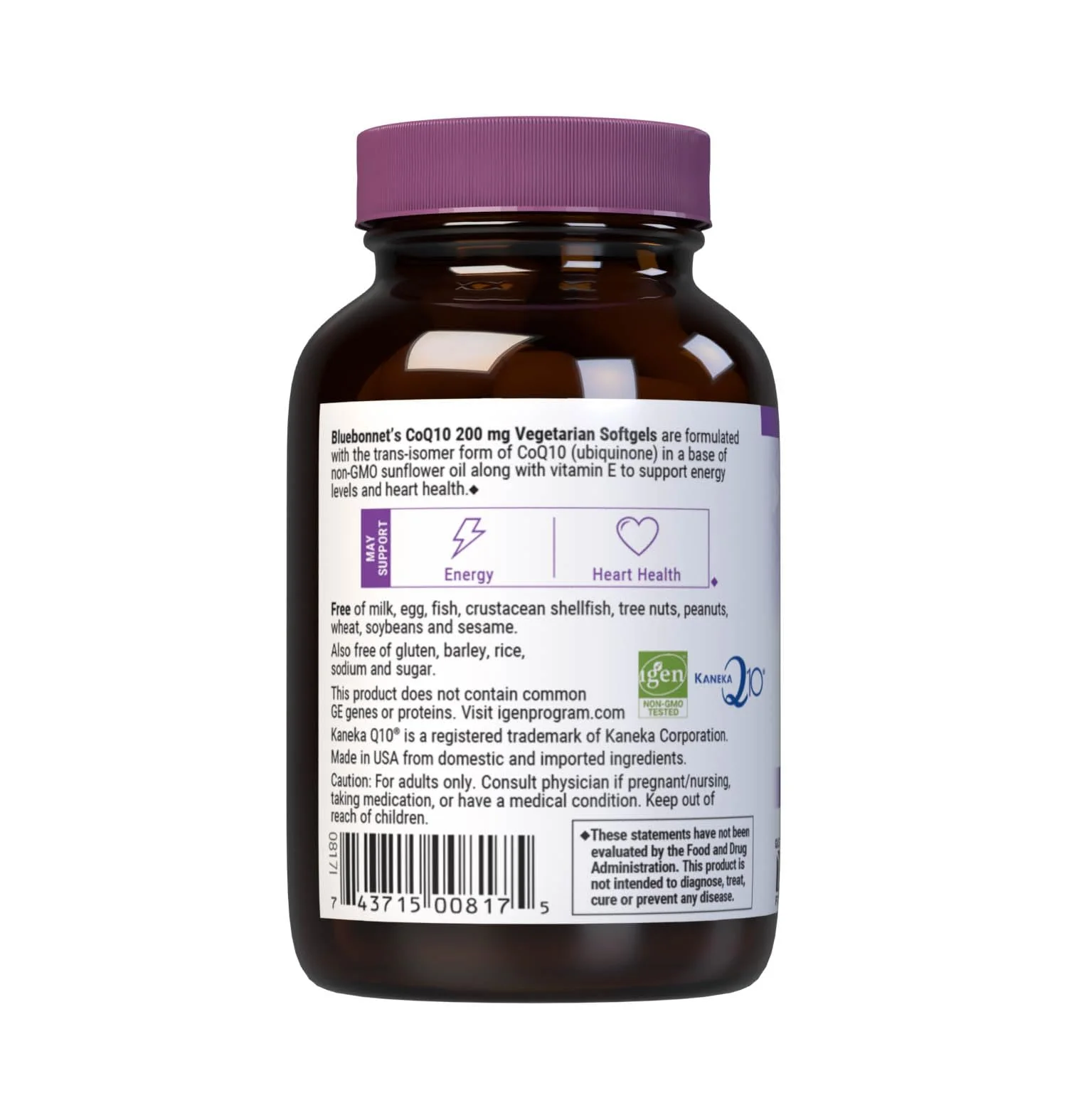 BlueBonnet CoQ-10 Vegetarian Softgels 200 mg – 60 Count | Energy & Heart Support - Image 8