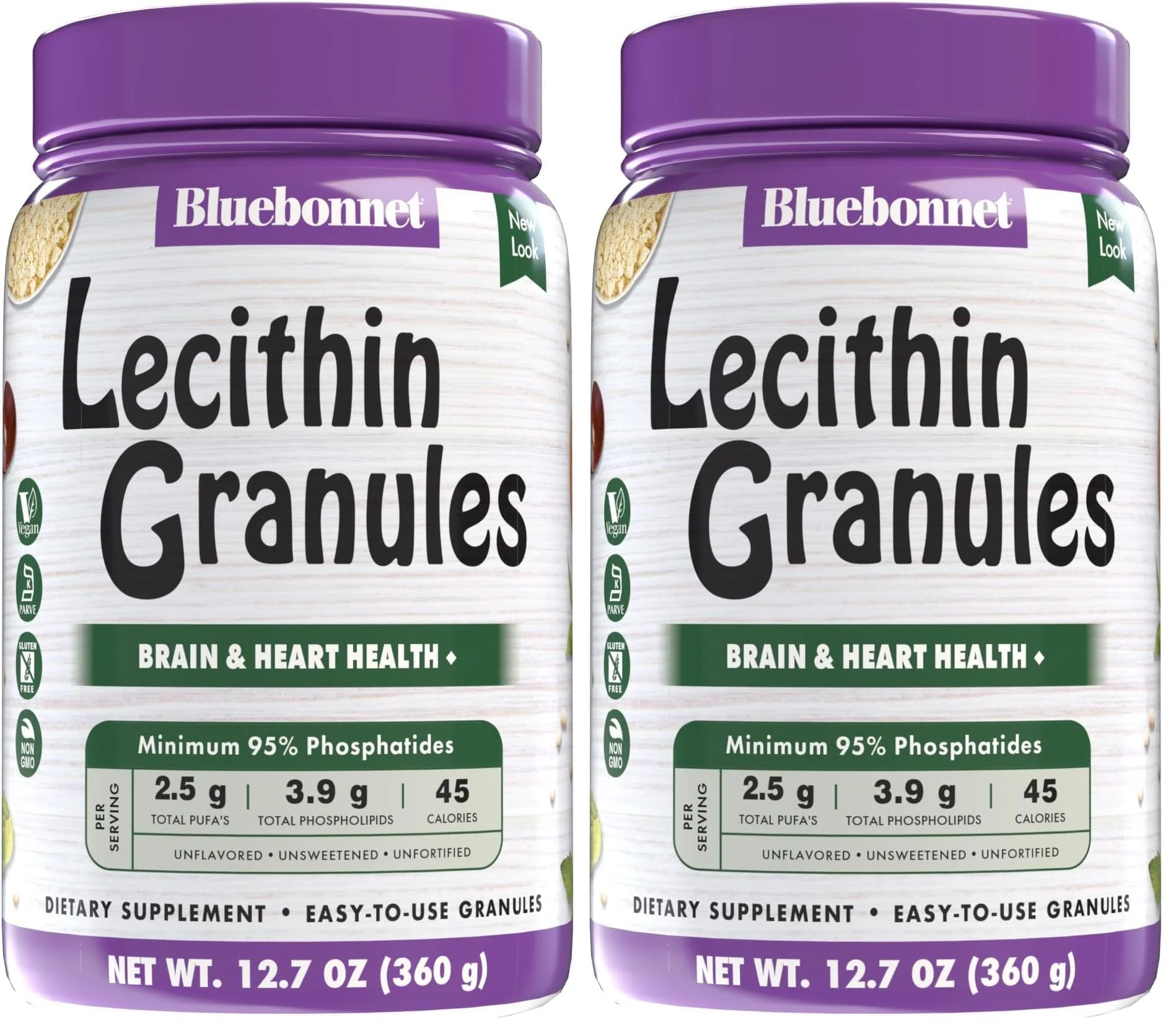 BlueBonnet Super Earth Lecithin Granules – Non-GMO Soy, Gluten-Free, Vegan, Kosher, No Sugar Added, 12.7 oz (Pack of 2) - Image 3