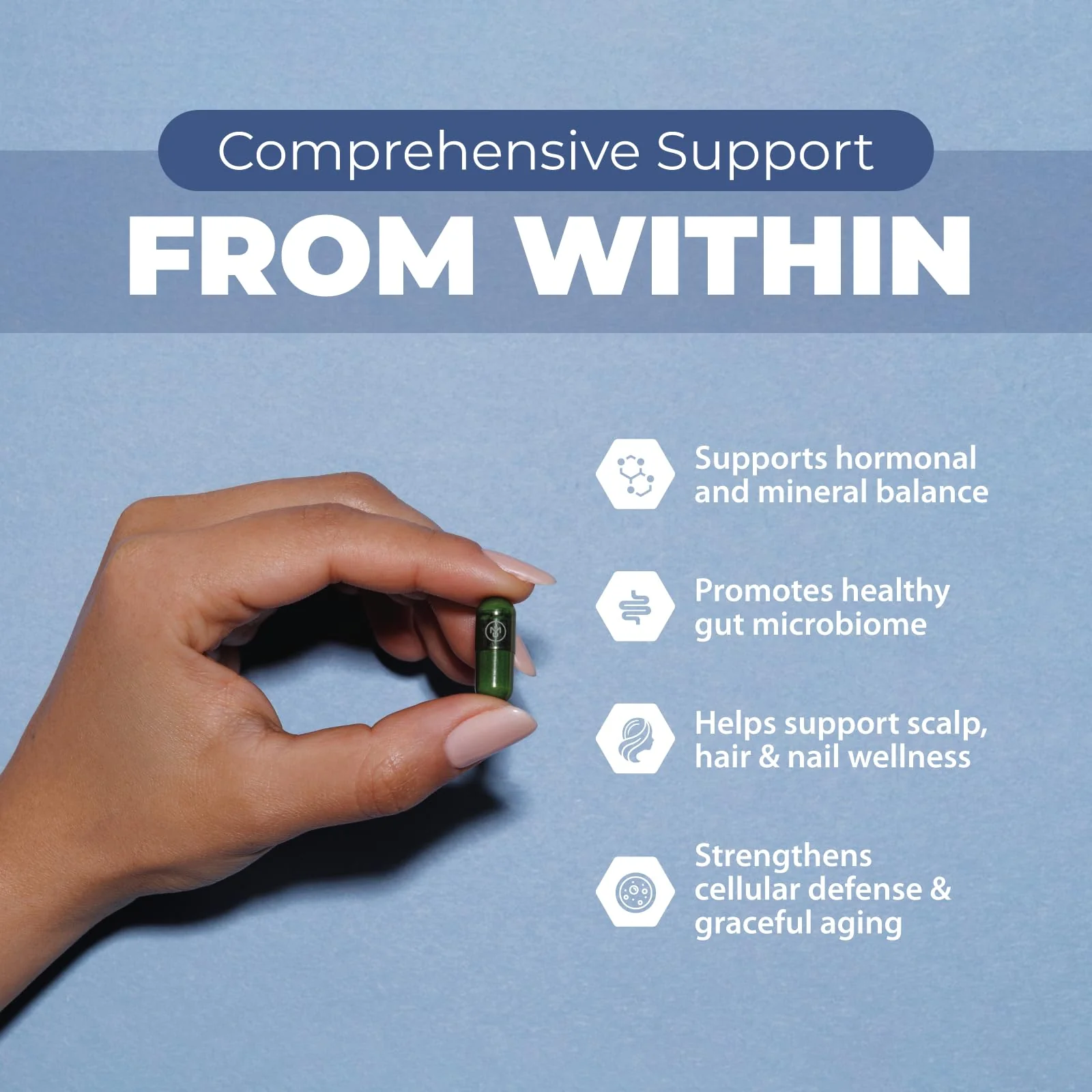 BM10 Max Boron Supplement – Hair, Skin & Nails | Michelle Peiret | 60 Veg Caps - Image 2