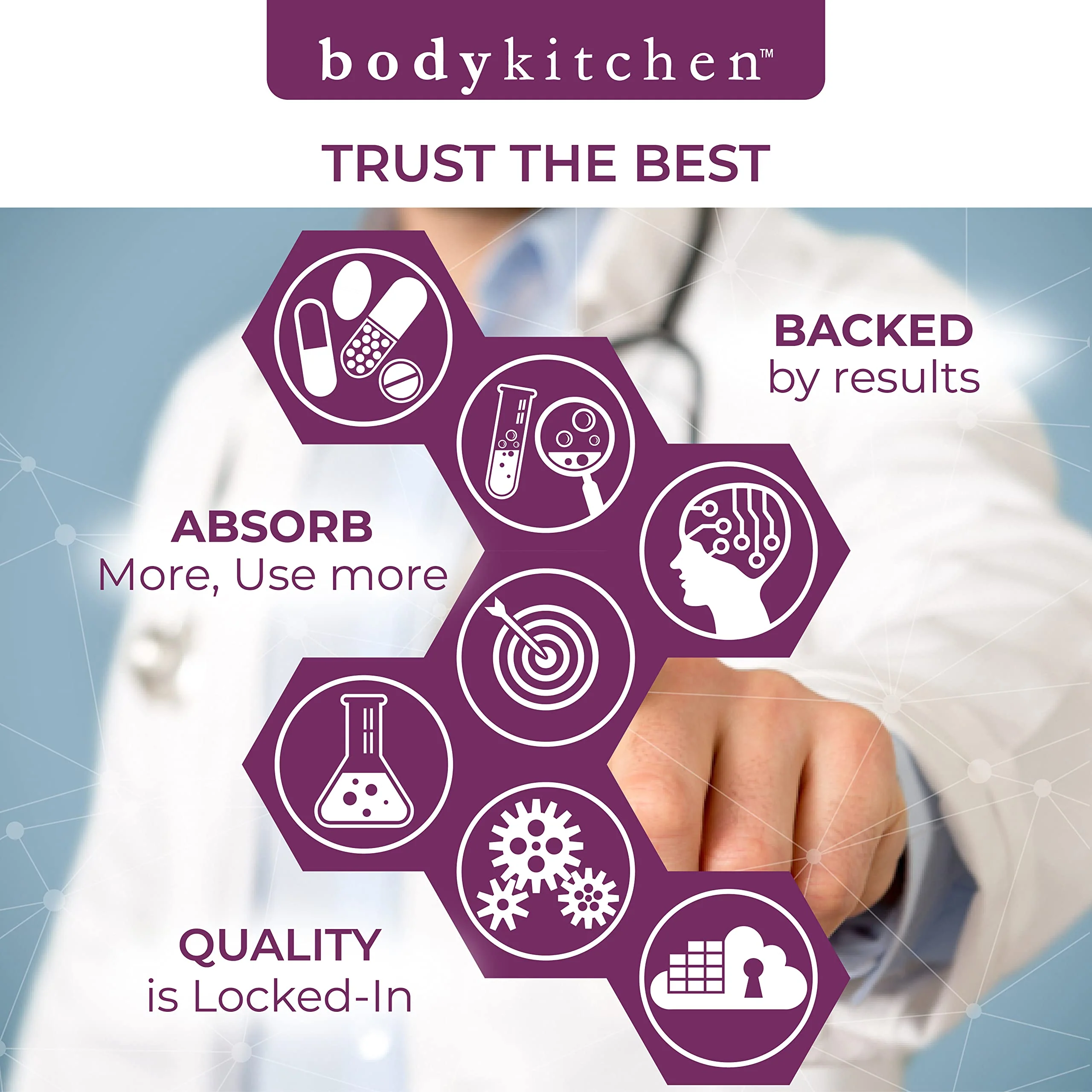 Body Kitchen Mega NAC 600 mg with Quercetin – Supports Respiratory Health & Immune Function (Veggie Caps, 2-Pack) - Image 15