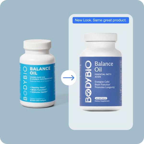 BodyBio Balance Oil – Omega 3-6 Supplement | Cold-Pressed Flaxseed & Safflower Oil - Image 11