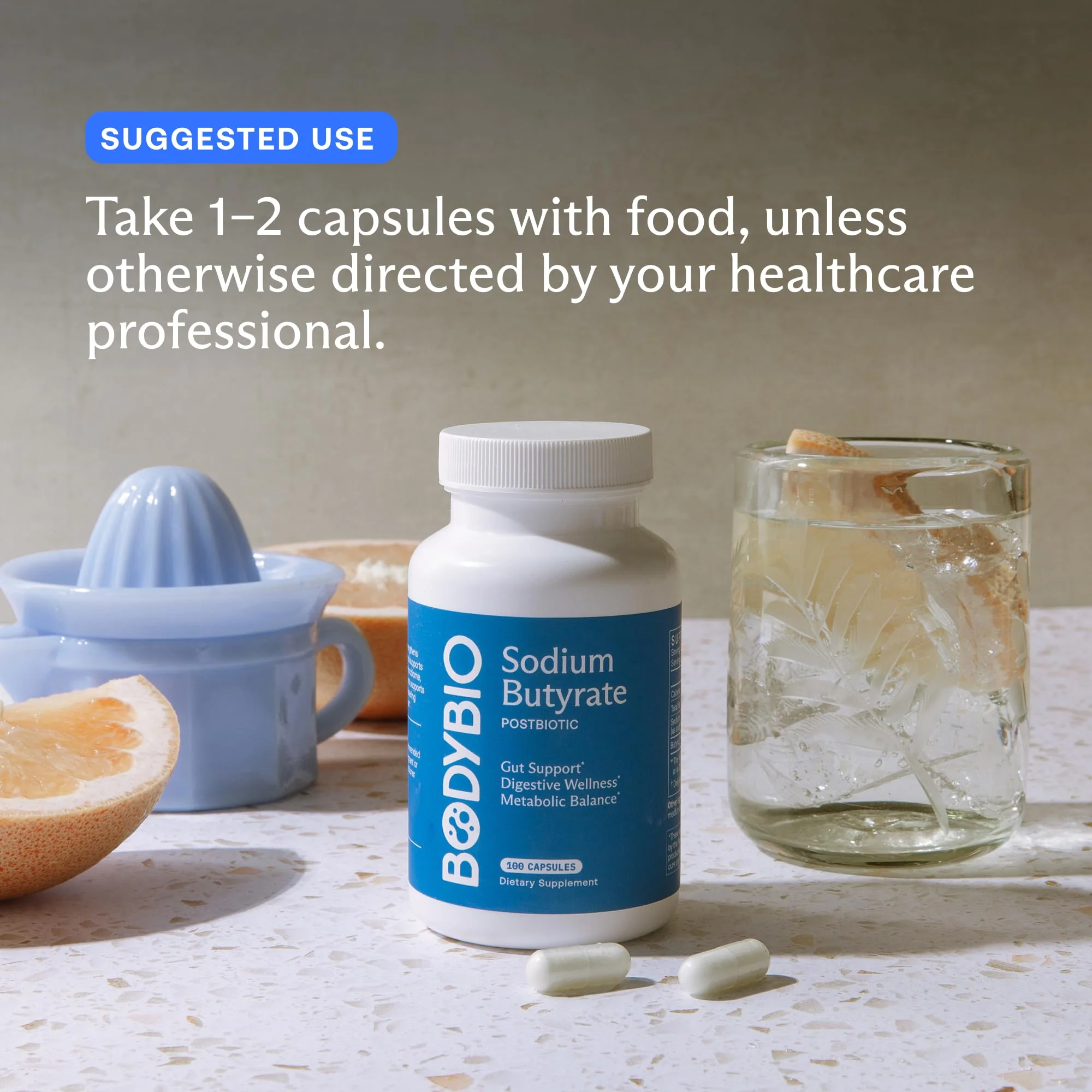 BodyBio Butyrate Postbiotic for Gut Health | Digestive Support & Leaky Gut Repair - Image 4