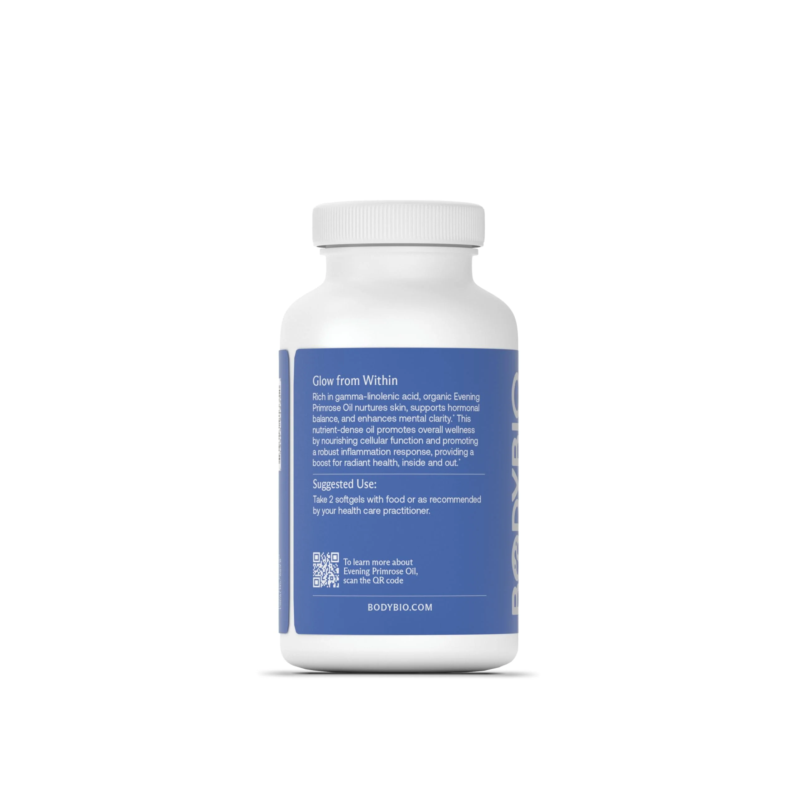 BodyBio Evening Primrose Oil – GLA for Skin & Hormone Balance | 180 Softgels - Image 3