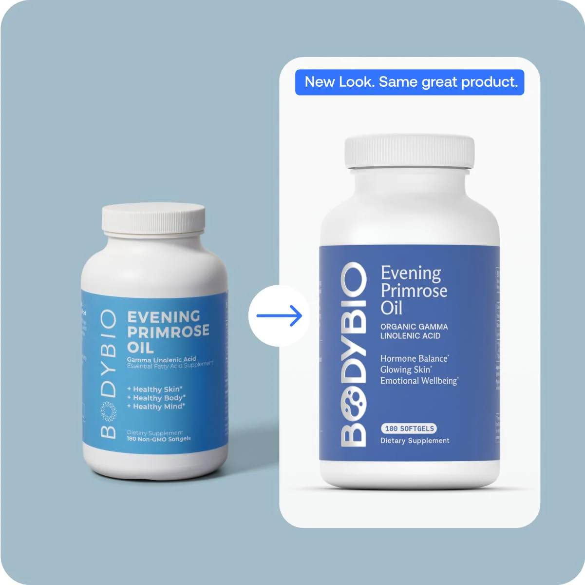 BodyBio Evening Primrose Oil – GLA for Skin & Hormone Balance | 180 Softgels - Image 5