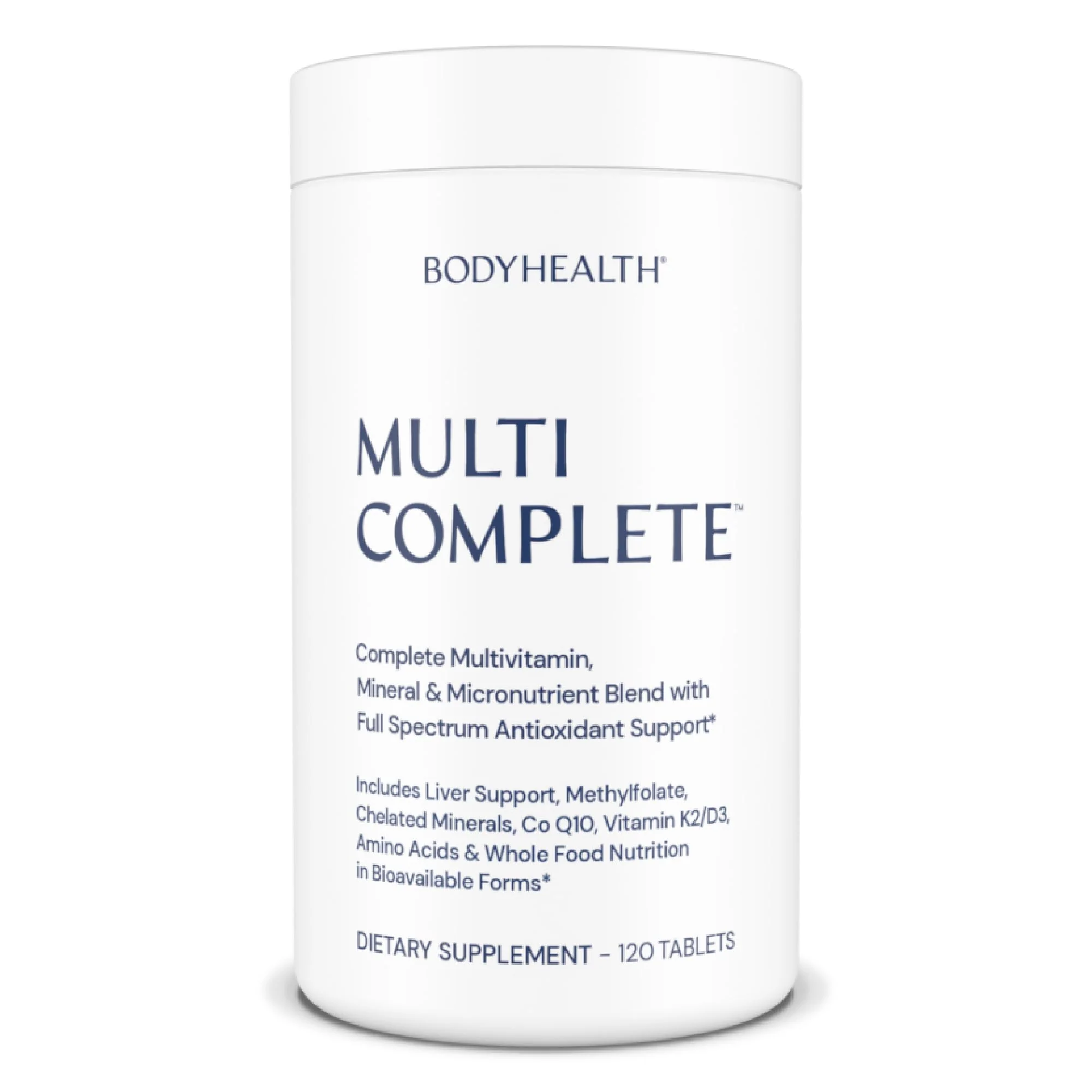 BodyHealth Multi Complete (120 Ct) Daily Multivitamin with Whole Foods, Liver Support & Vitamins K2/D3 - Image 8