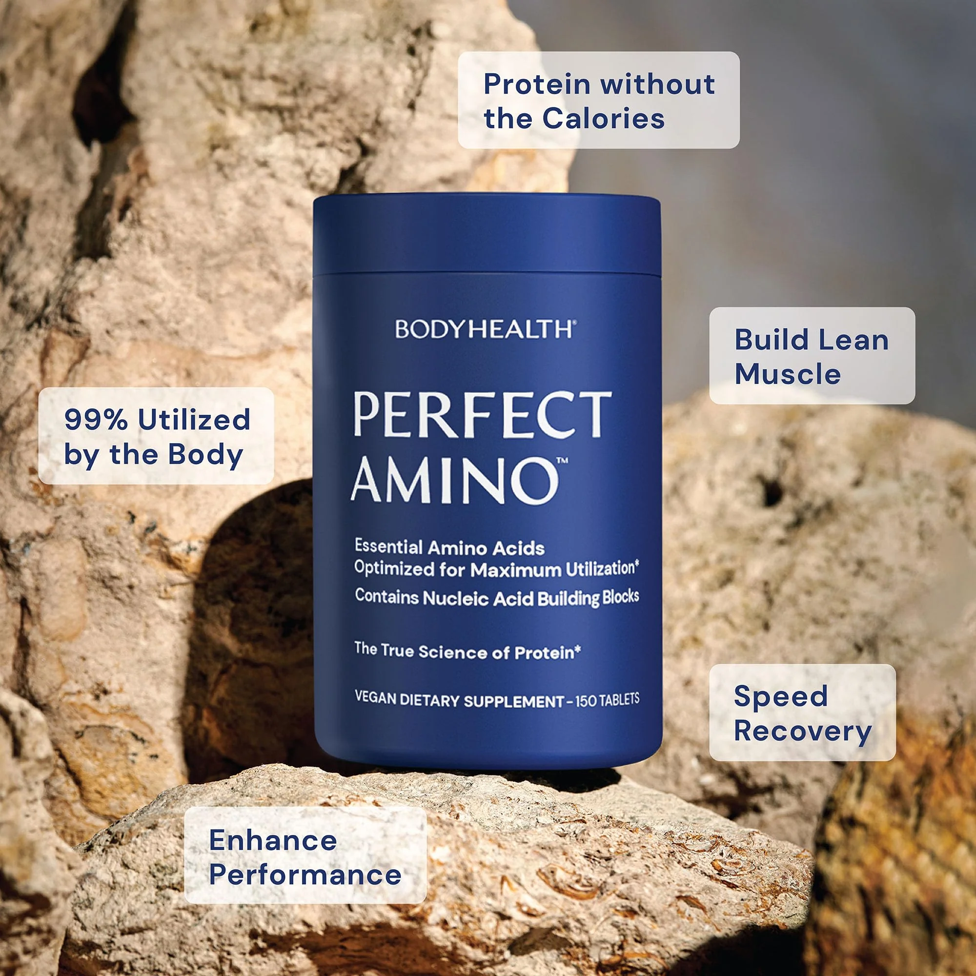 BodyHealth PerfectAmino | Essential Amino Acids with BCAAs for Muscle Recovery & Strength (600 ct) - Image 11