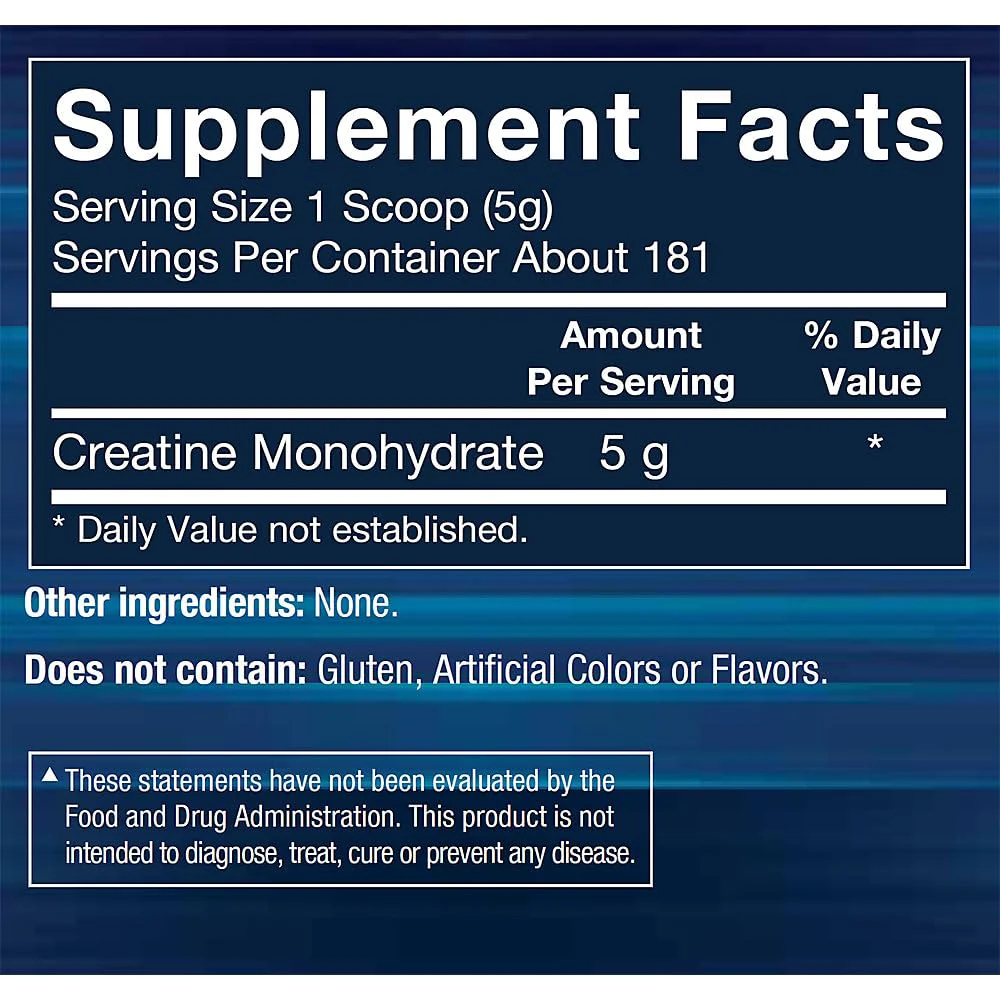 BODYTECH 100% Pure Creatine Monohydrate Powder – Micronized, Unflavored, 5g per Serving | 181 Servings - Image 8