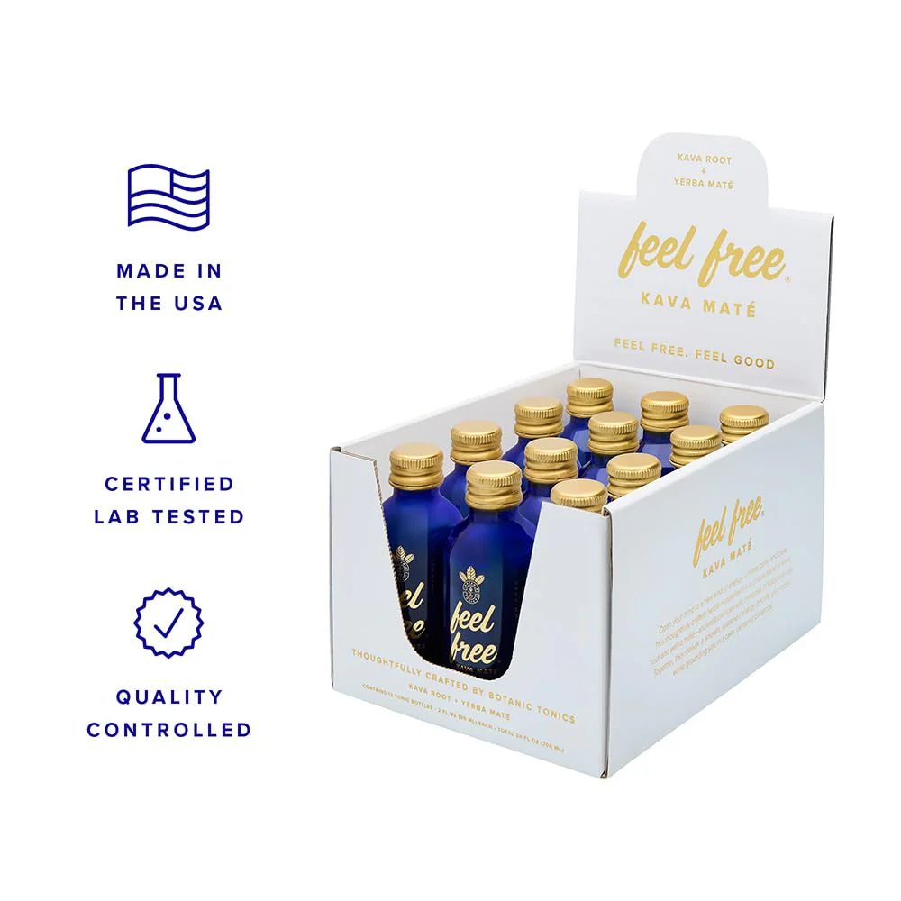 Botanic Tonics Kava Mate - Natural Energy with Kava Root & Yerba Mate | 12-Pack (24 Servings) - Image 9