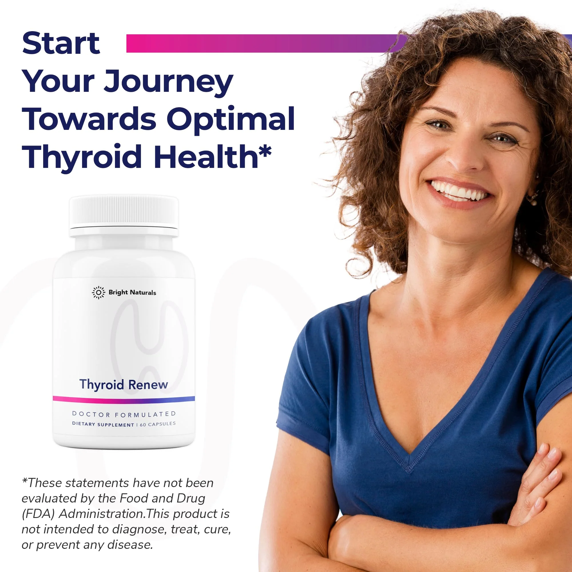 Bright Naturals Thyroid Renew – Women’s Thyroid Support with Zinc, Selenium, Copper, Ashwagandha & L-Tyrosine (60 Capsules) - Image 15