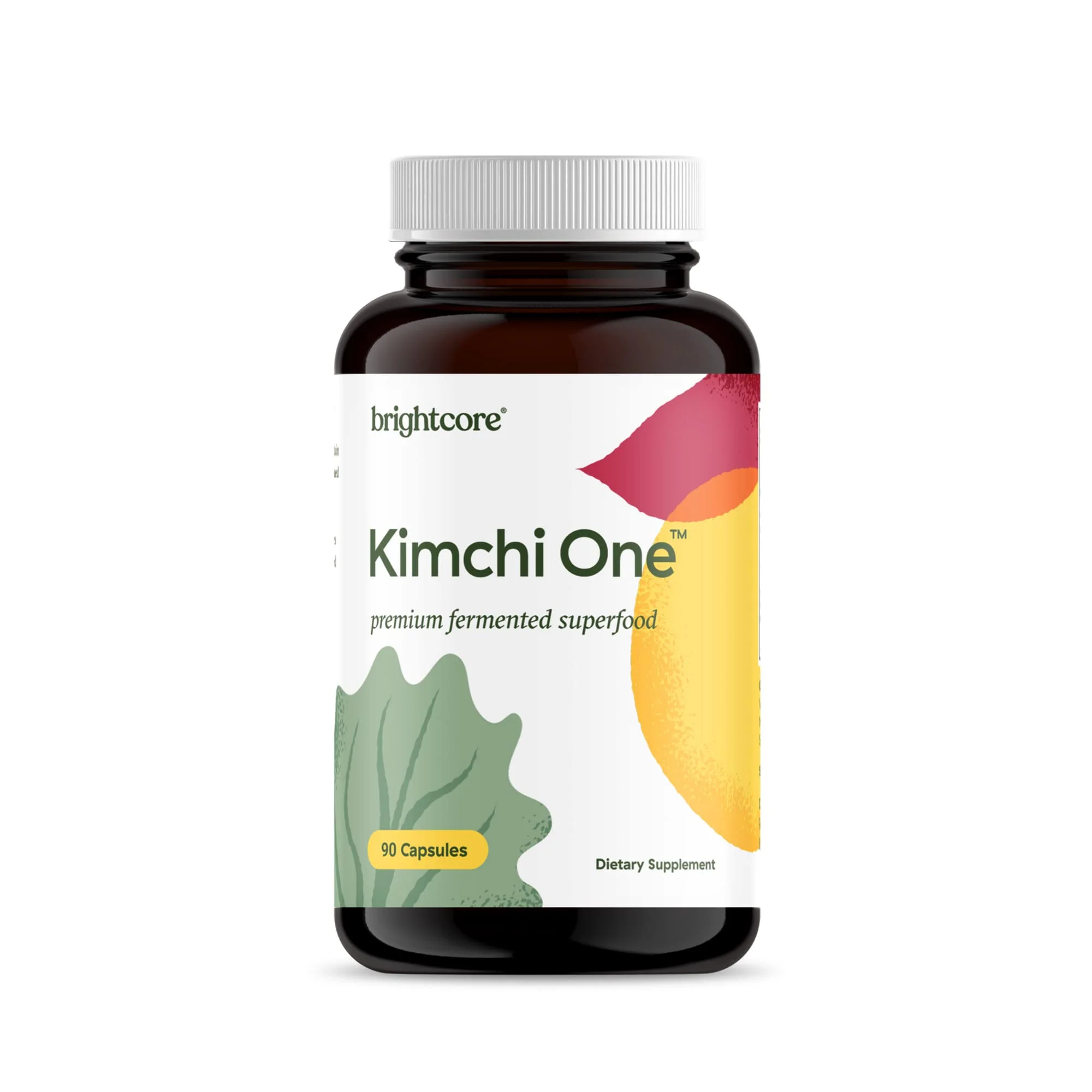 Brightcore Kimchi One Capsules – Probiotic & Enzyme Nutrition for Gut Health | Gluten-Free, 90 Vegan Capsules - Image 9