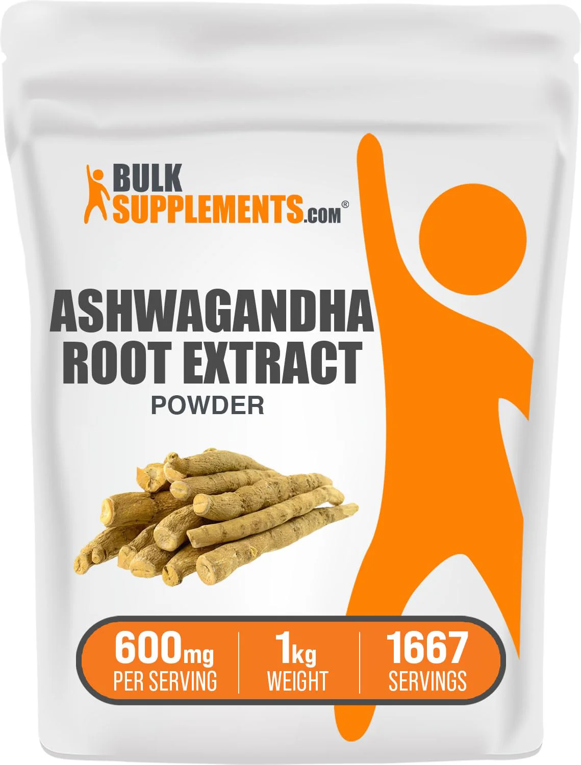 BulkSupplements Ashwagandha Root Extract Powder – 600 mg per Serving, 1 kg, Vegan & Gluten Free - Image 7