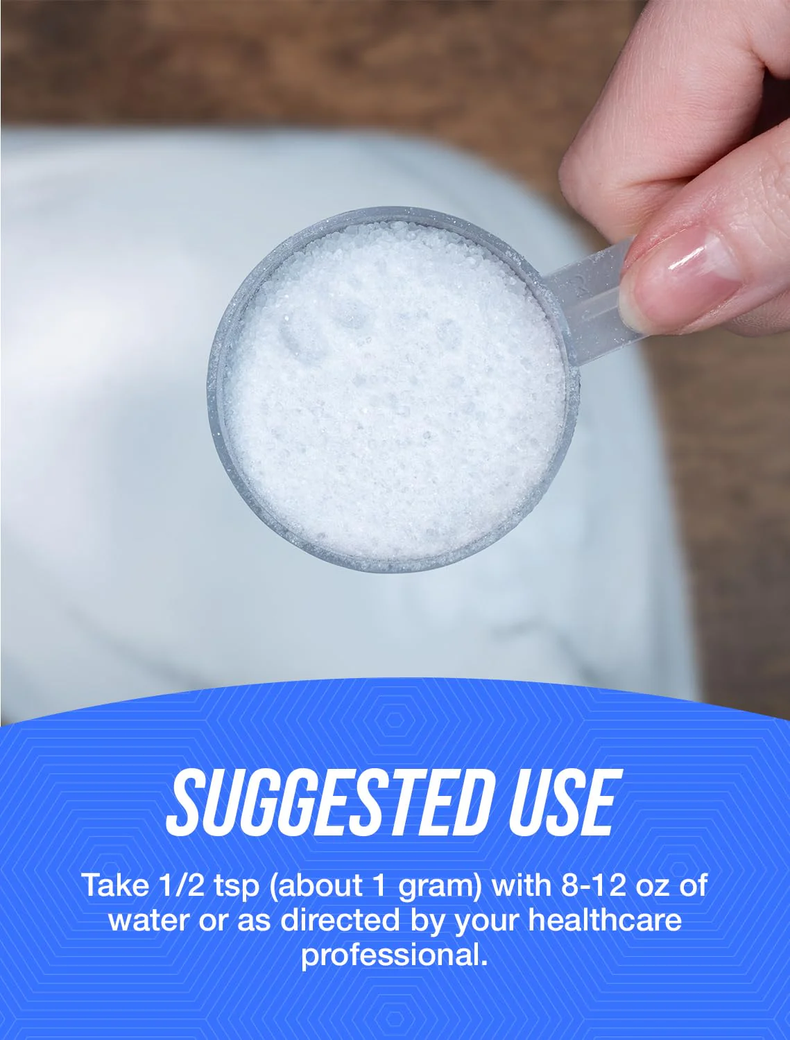 BulkSupplements Inositol Powder 1kg - Unflavored, Gluten Free Vitamin B8 Supplement (1g per Serving) - Image 4