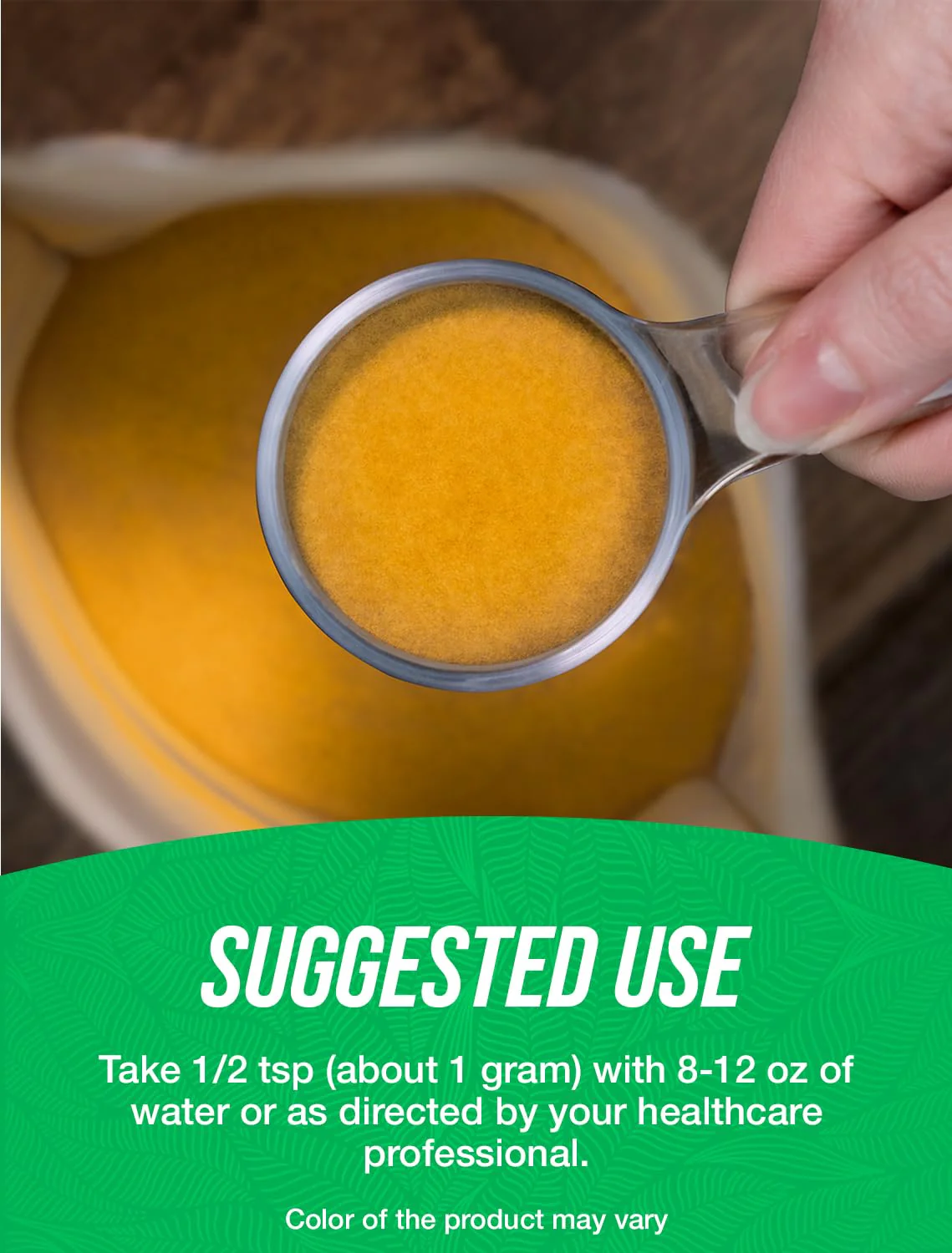 BulkSupplements Turmeric Extract Powder - Gluten Free, 1g per Serving, 250g - Image 9